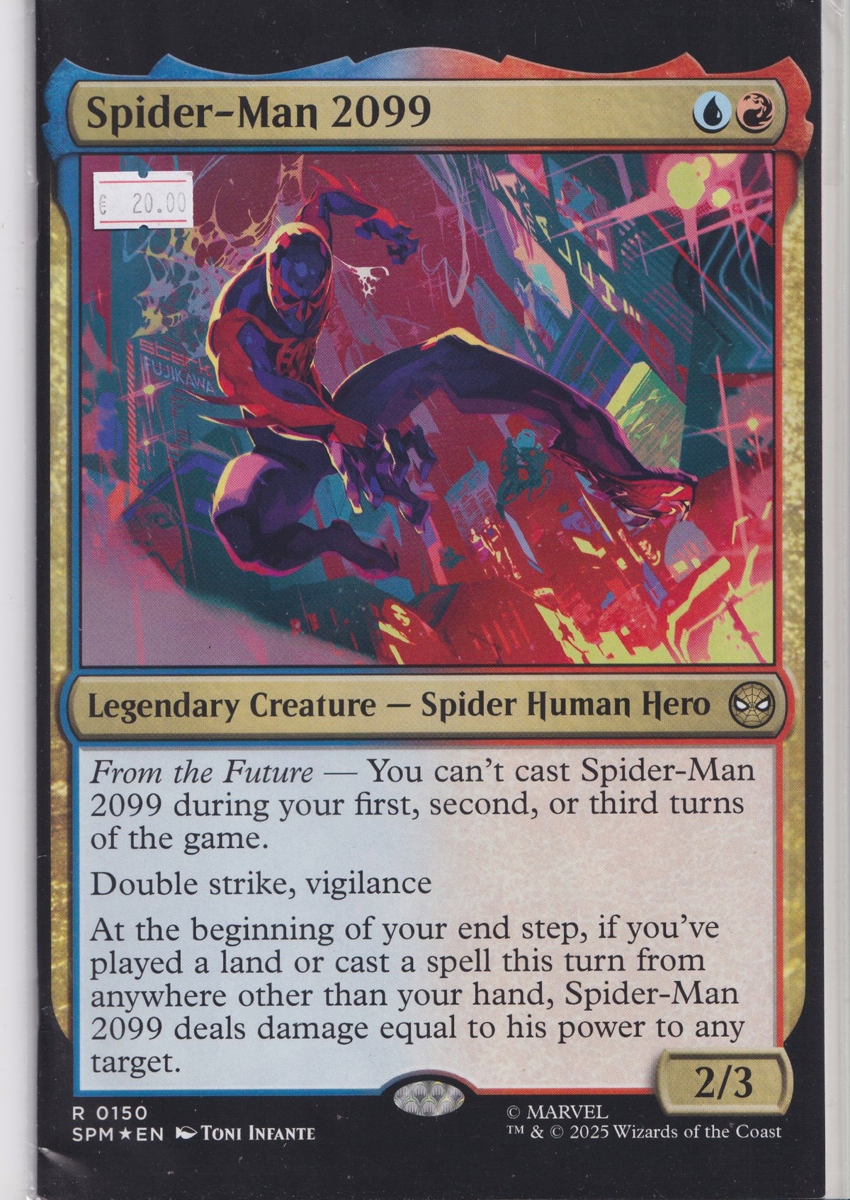Marvel Spider-Man 2099 – Magic MTG Variant Cover Comic NM FCL