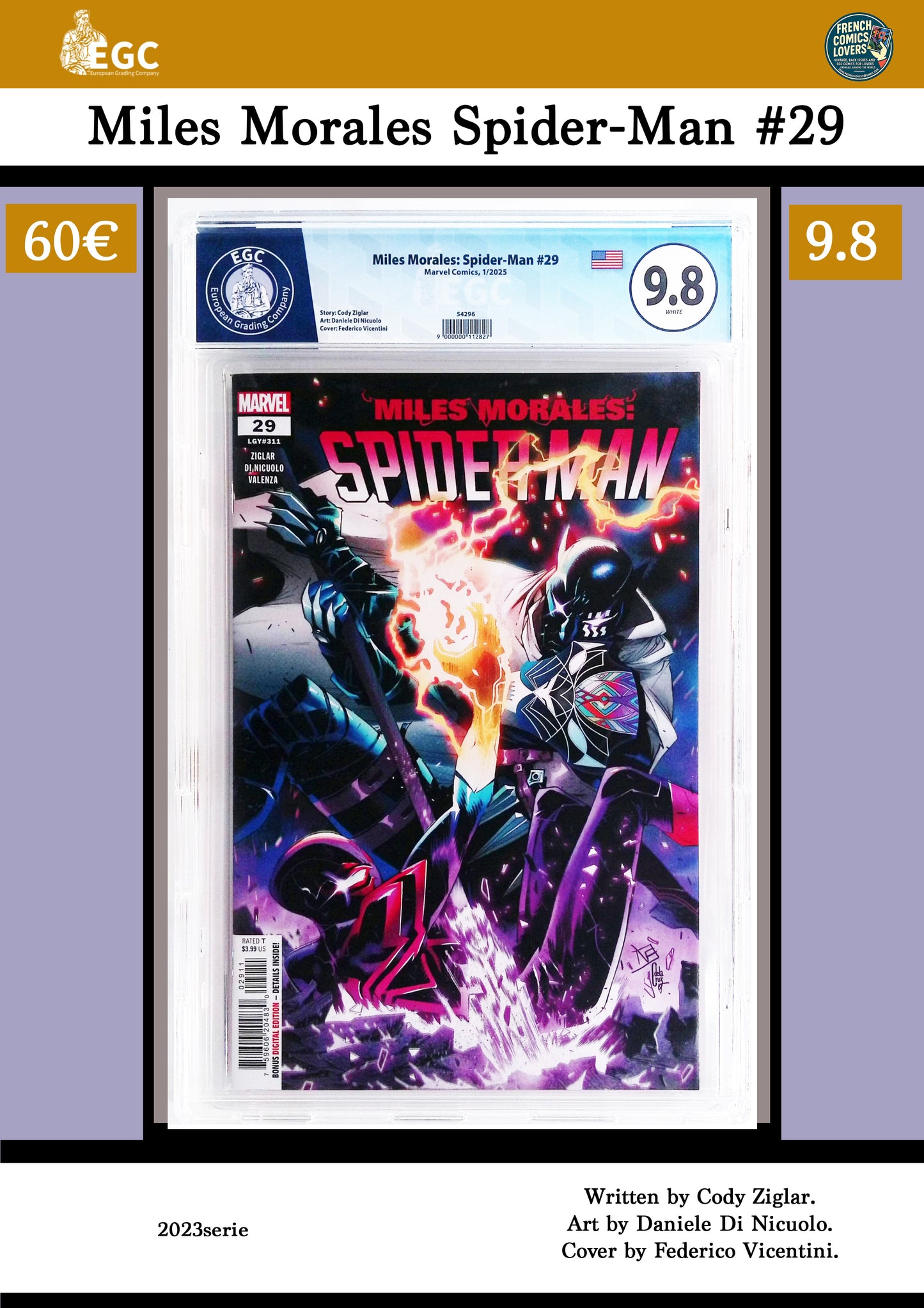 Miles Morales Spider-Man #29 (2025) EGC 9.8