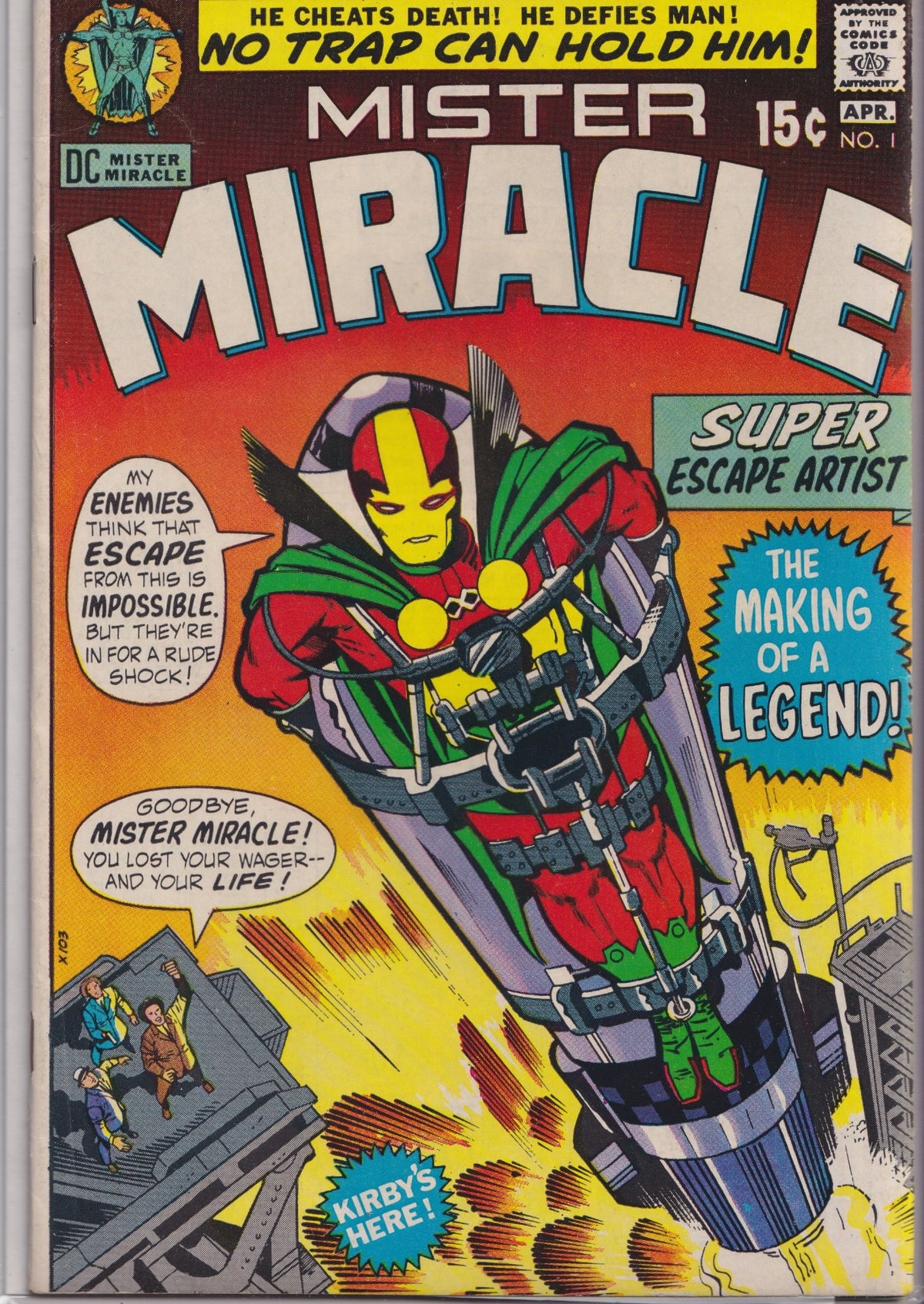 Mister Miracle #1 (1971) 1° Appearance Mister Miracle Kirby Fourth World FCL