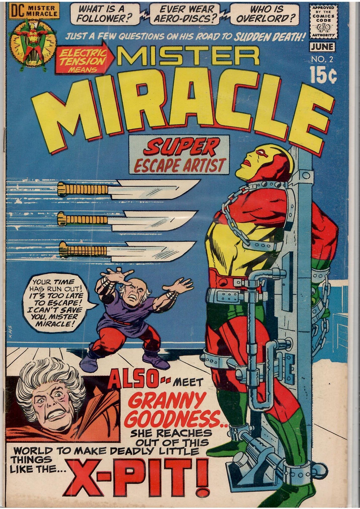 Mister Miracle #2 (1971) Kirby 4th World Vg+