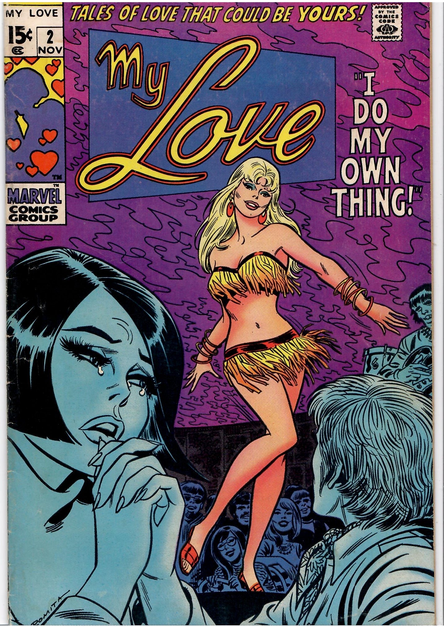 My Love #2 (1969) Silver age Buscema/Romita Romance Vg+/Fine