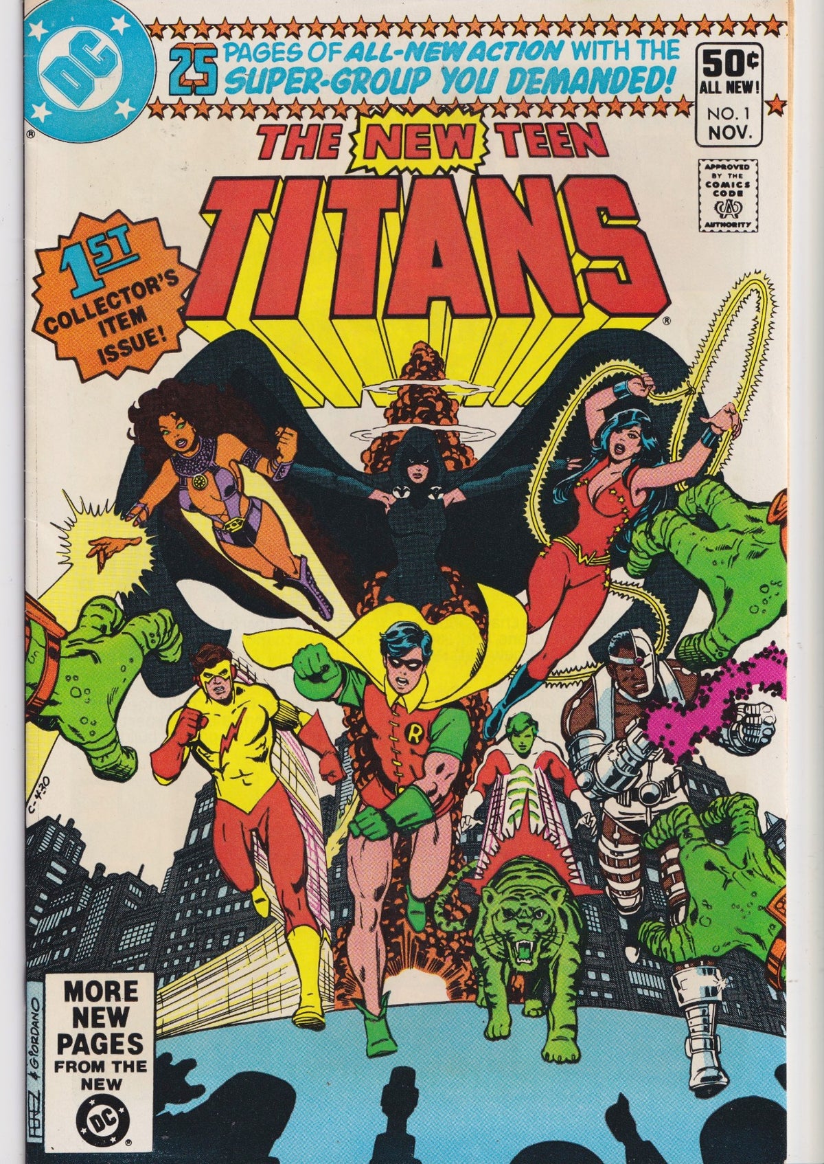 New Teen Titans #1 (1980) Key issue 1° ongoing New teen Titans very Fine FCL