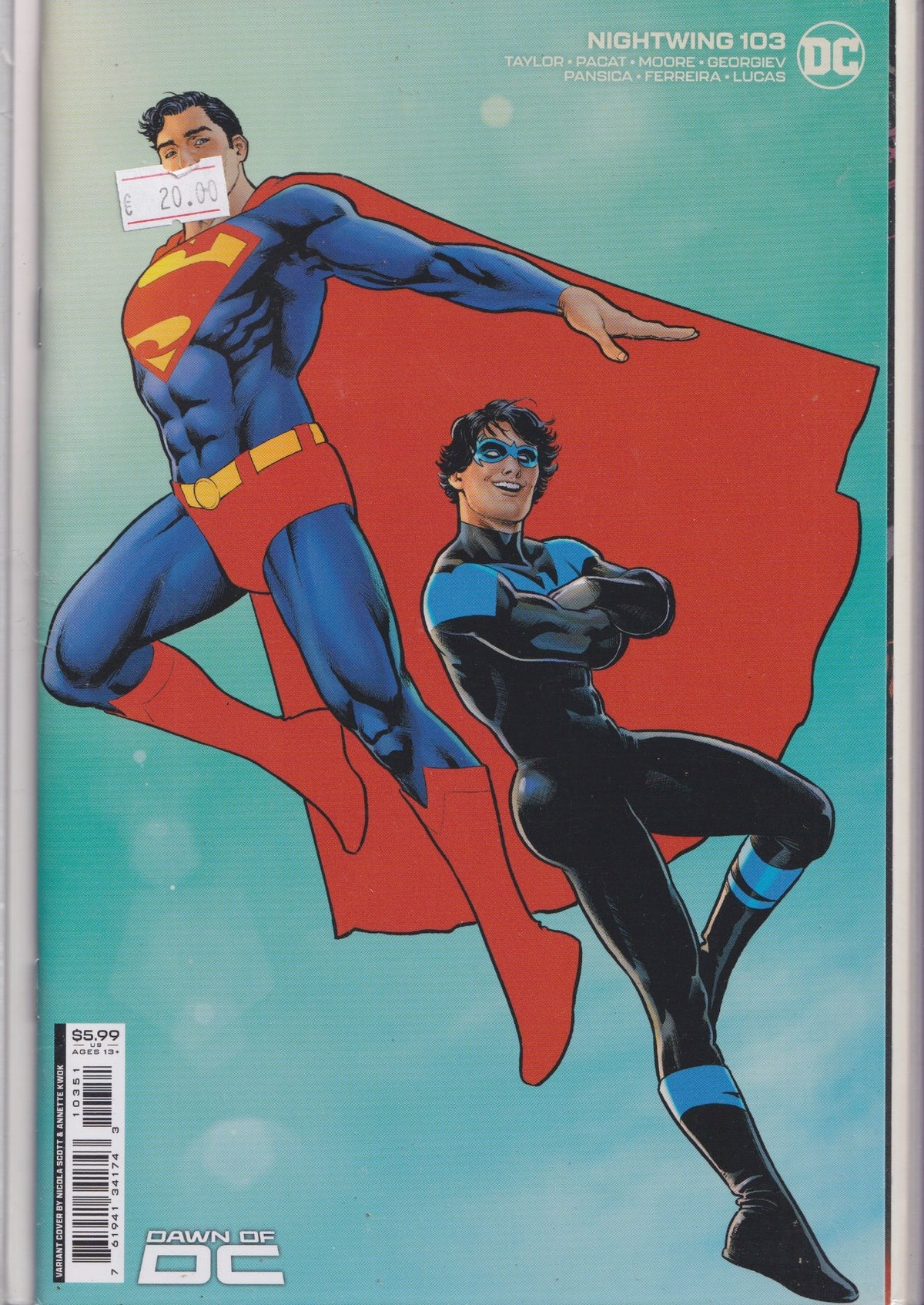 Nightwing #103 (2023) Variant NM