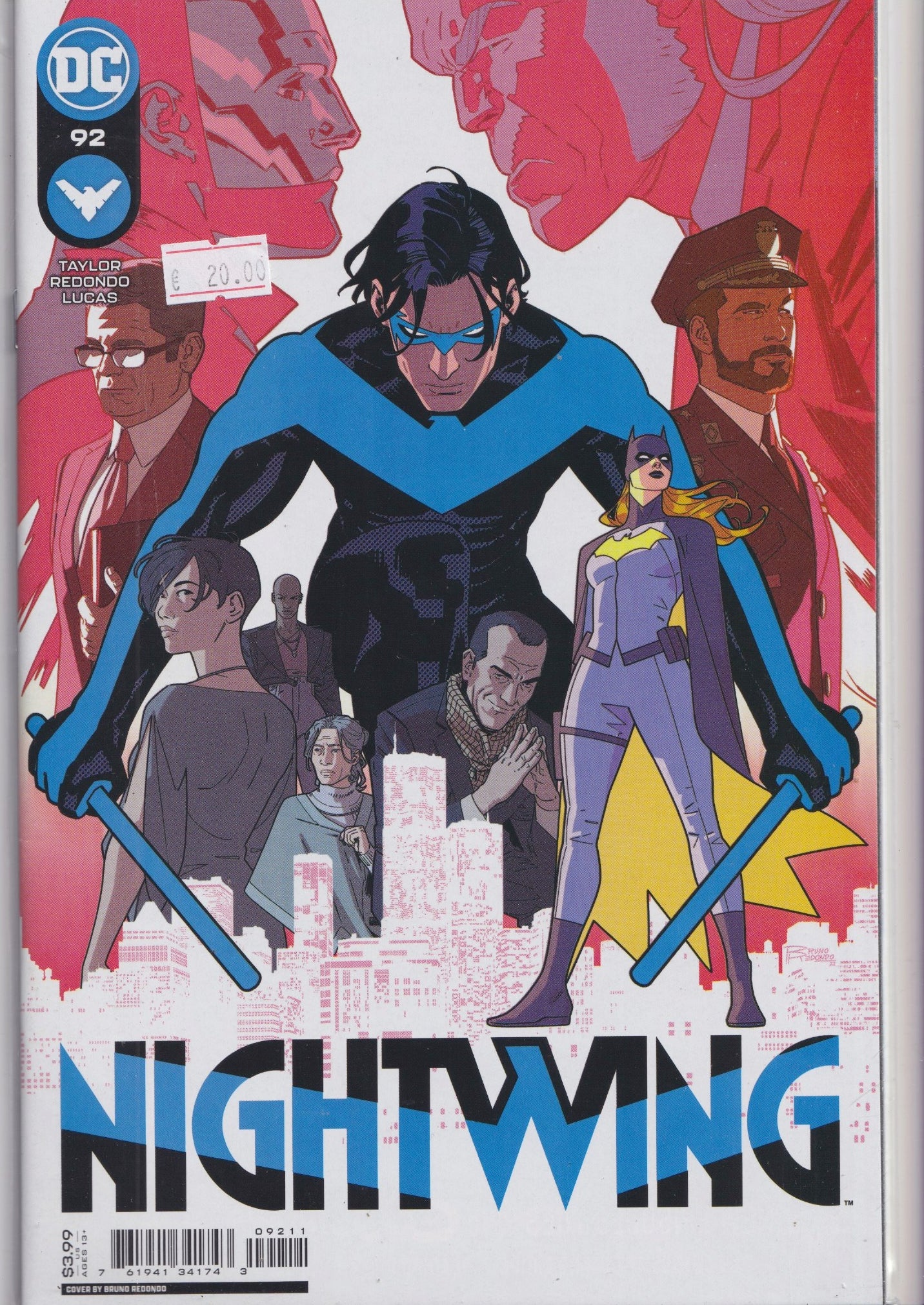 Nightwing #92 (2022) very Fine FCL