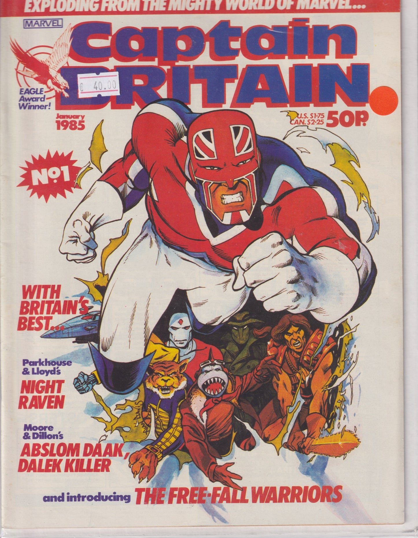 Captain Britain #1 (Uk mag 1985)VF - French Comics Lovers