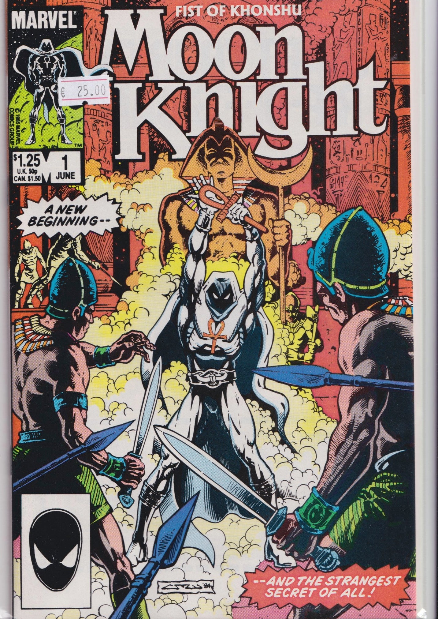 Moon Knight, Fist of Khonshu #1 (1985) VF - French Comics Lovers