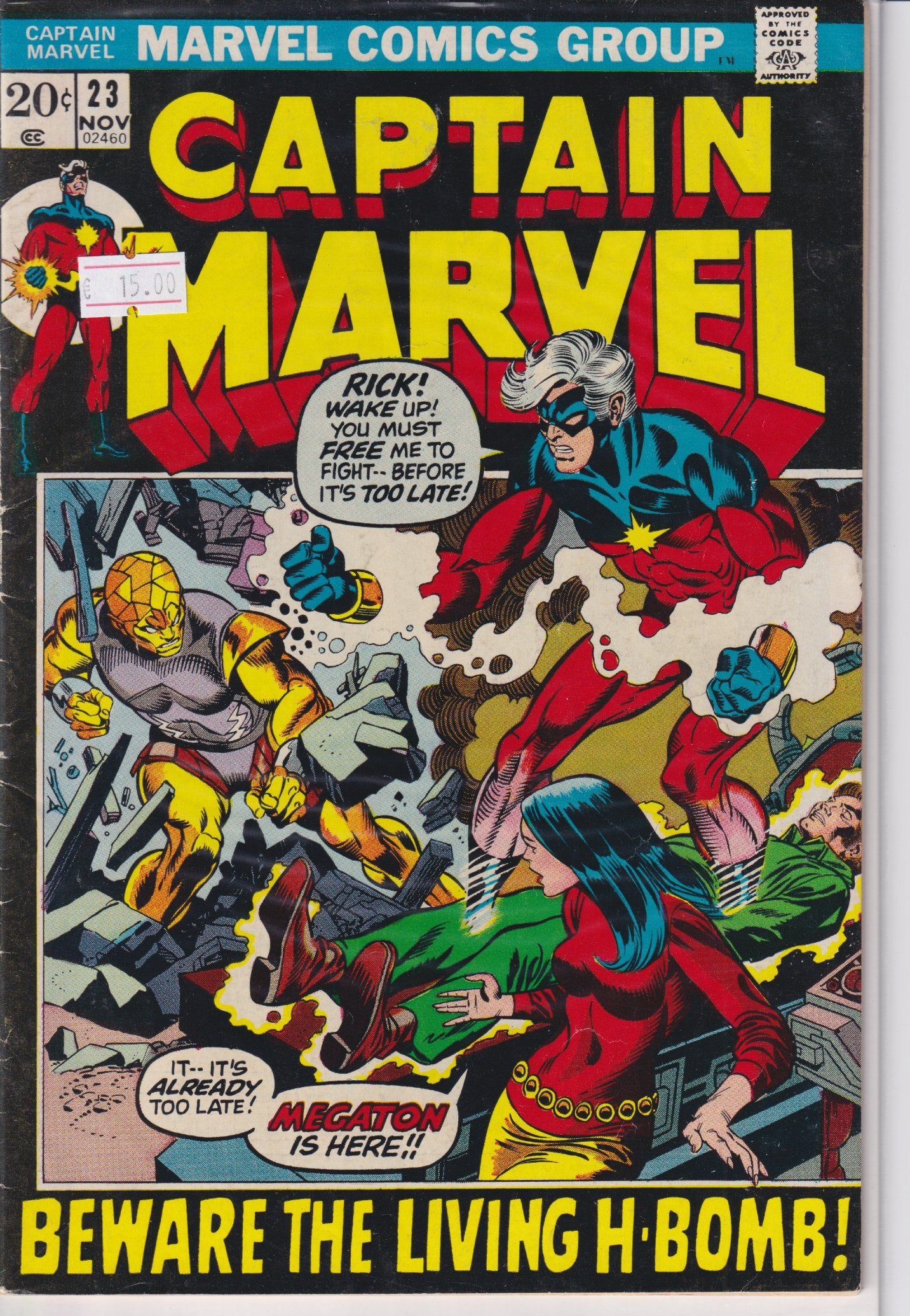 Captain Marvel #23 (1972) F - French Comics Lovers