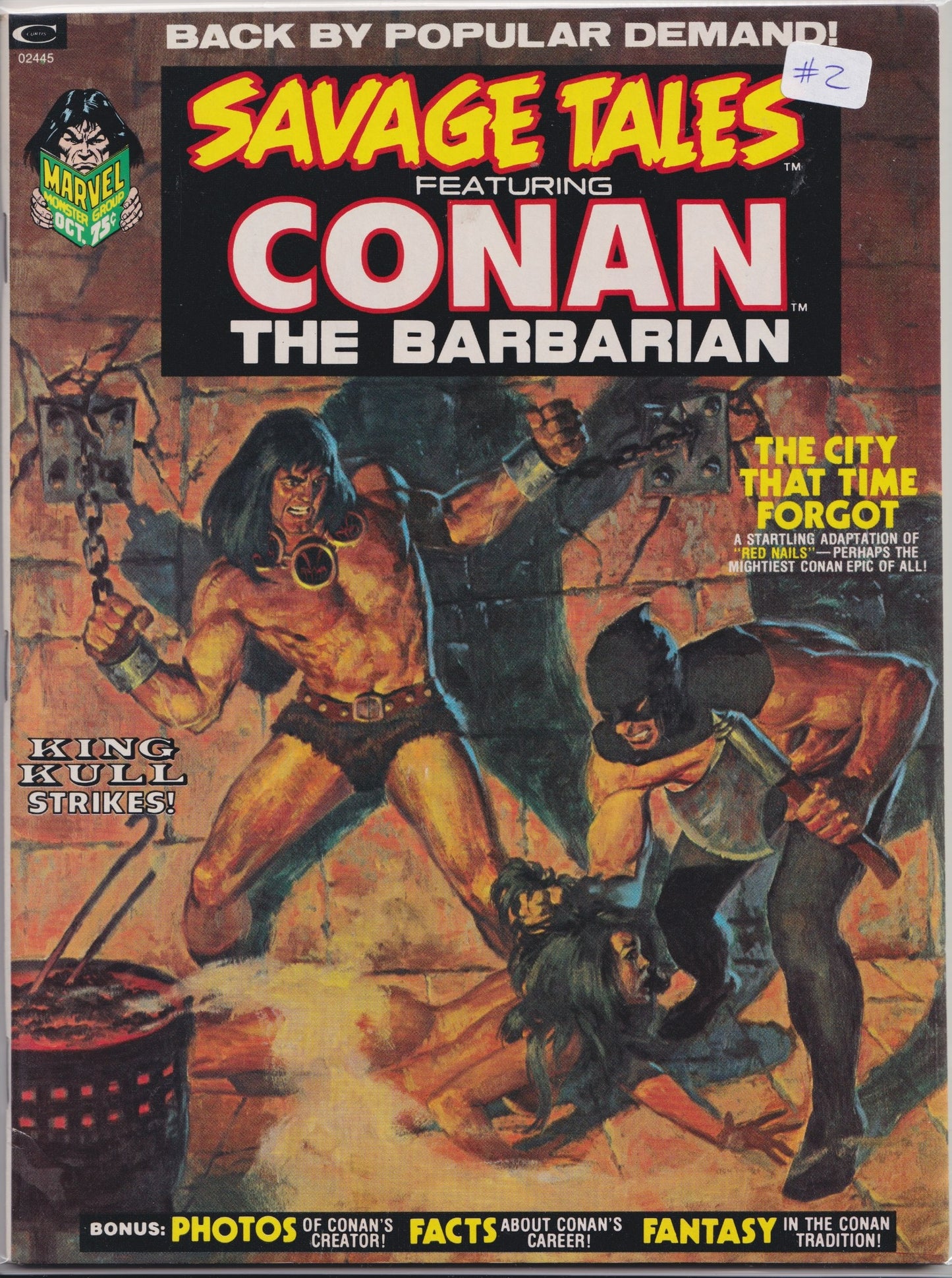 Savage Tales #3 Red Nails Barry Smith art (1973) - French Comics Lovers