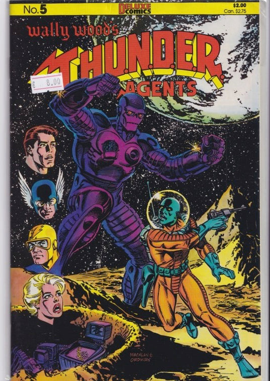 Wally Wood's Thunder Agents (1985) full set ( #1-5) Perez art VF - French Comics Lovers
