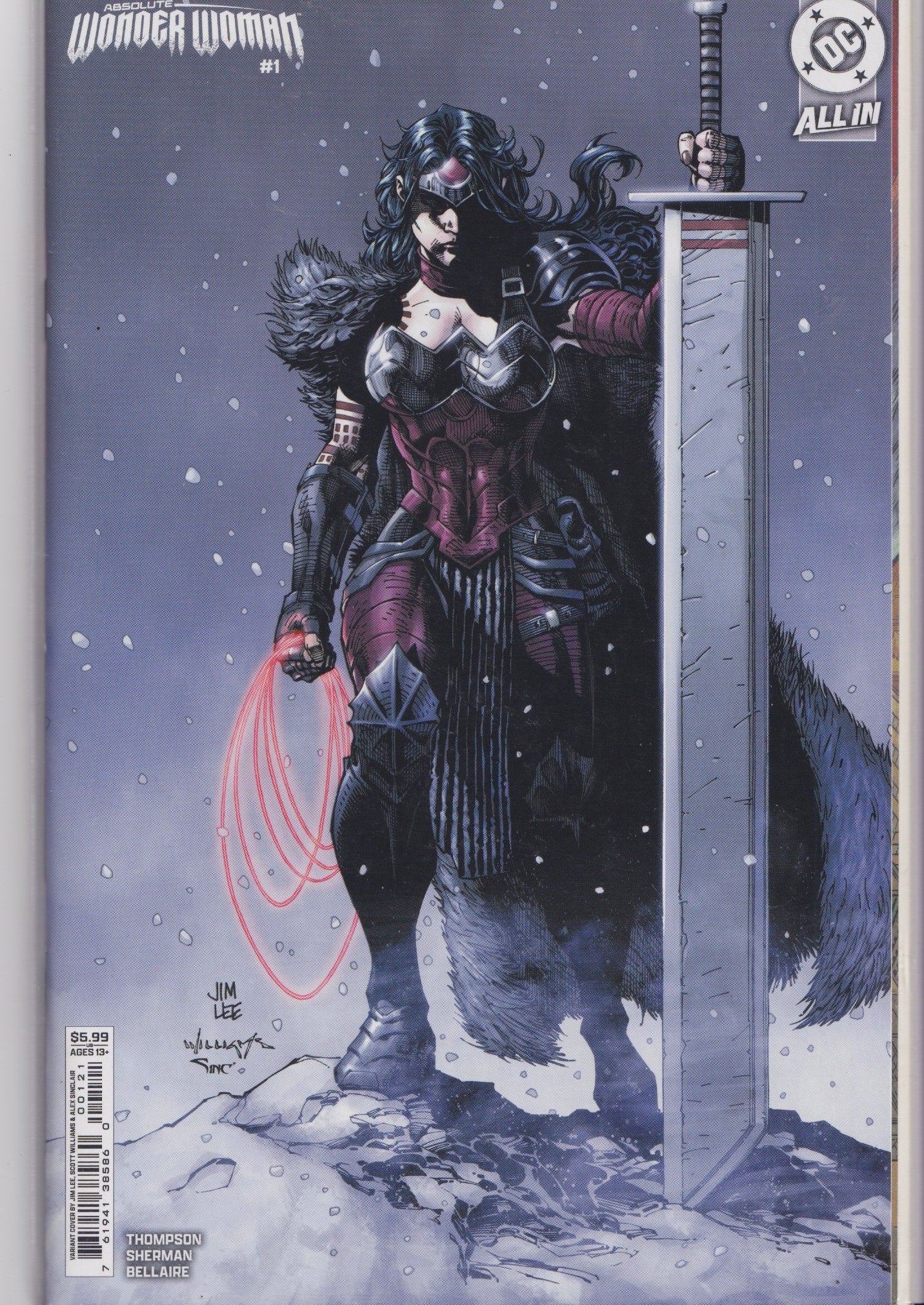 Absolute Trinity Jim lee lot (2025) 1° Print Batman, Superman, Wonder woman NM