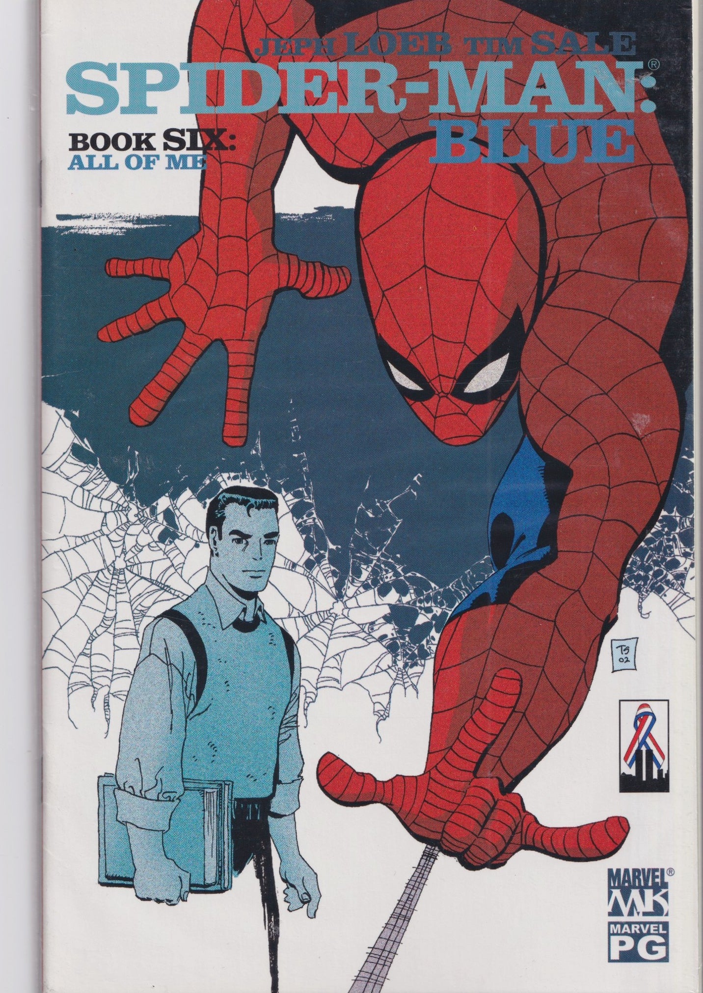 Spider-Man Blue #1-7 (2002) Conjunto completo Historia clásica de Tim Sale VF