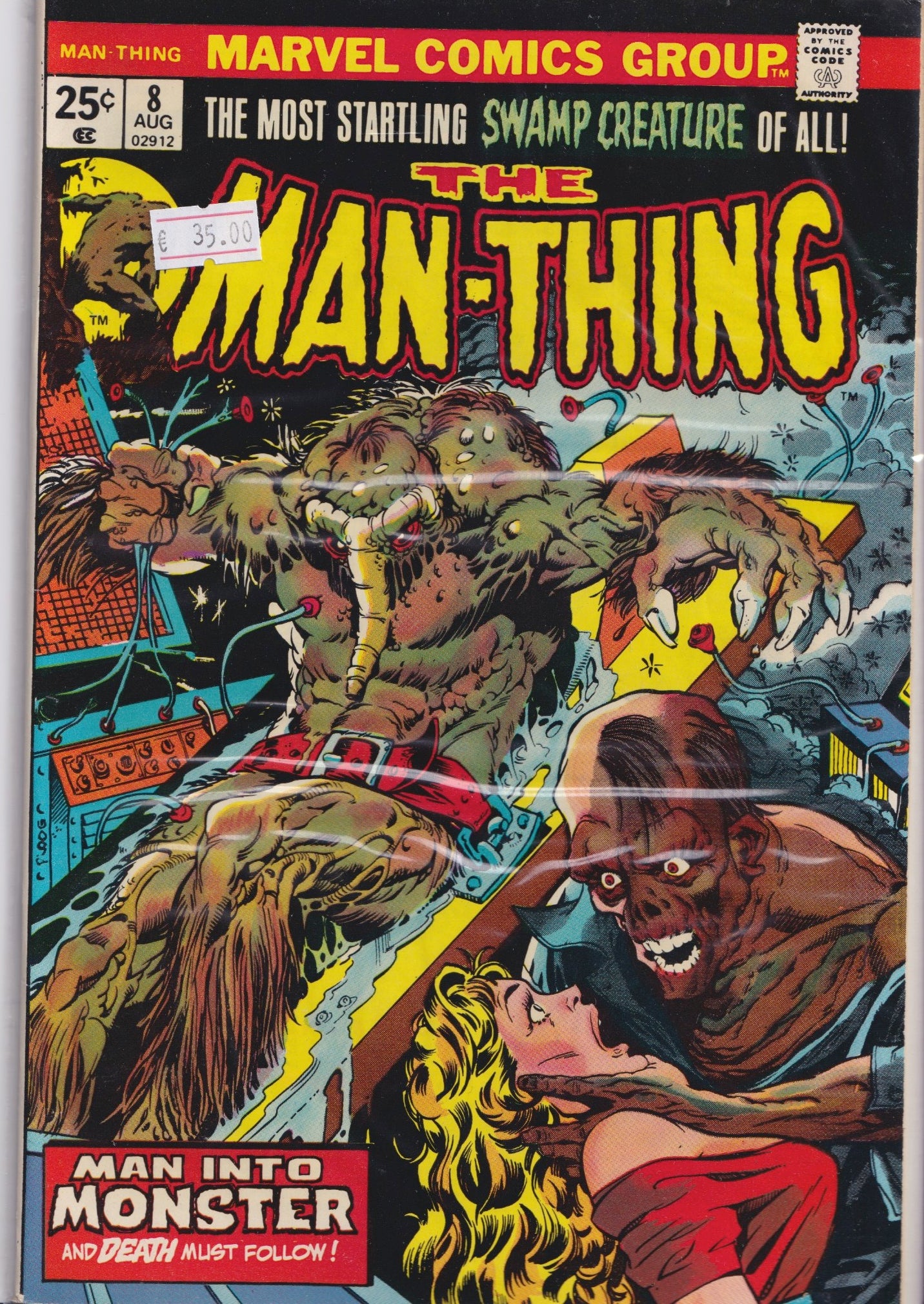 Man-Thing #8 (1974) F+ - French Comics Lovers