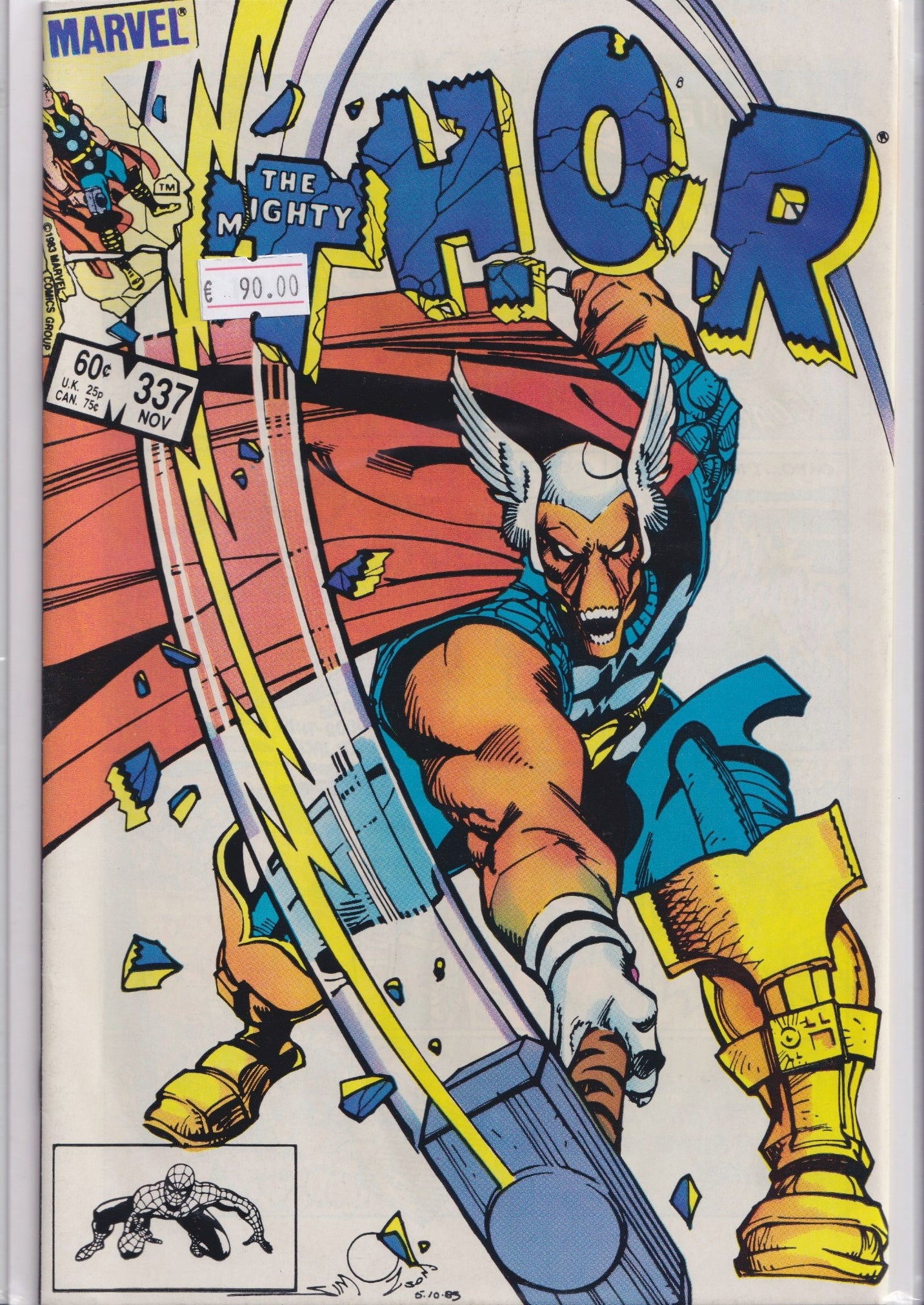Thor #337 Beta Ray Bill - French Comics Lovers