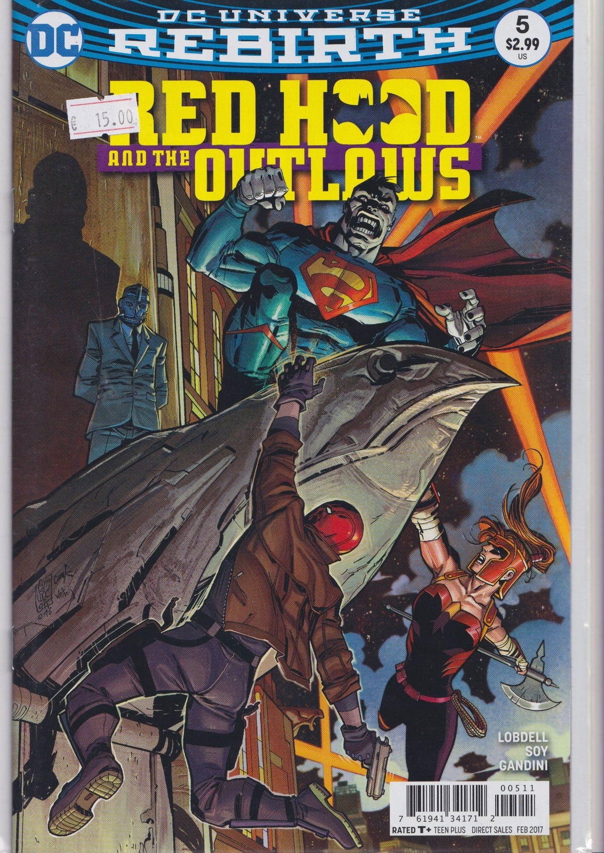 Red Hood and the Outlaws #5 (2017) Very Fine FCL