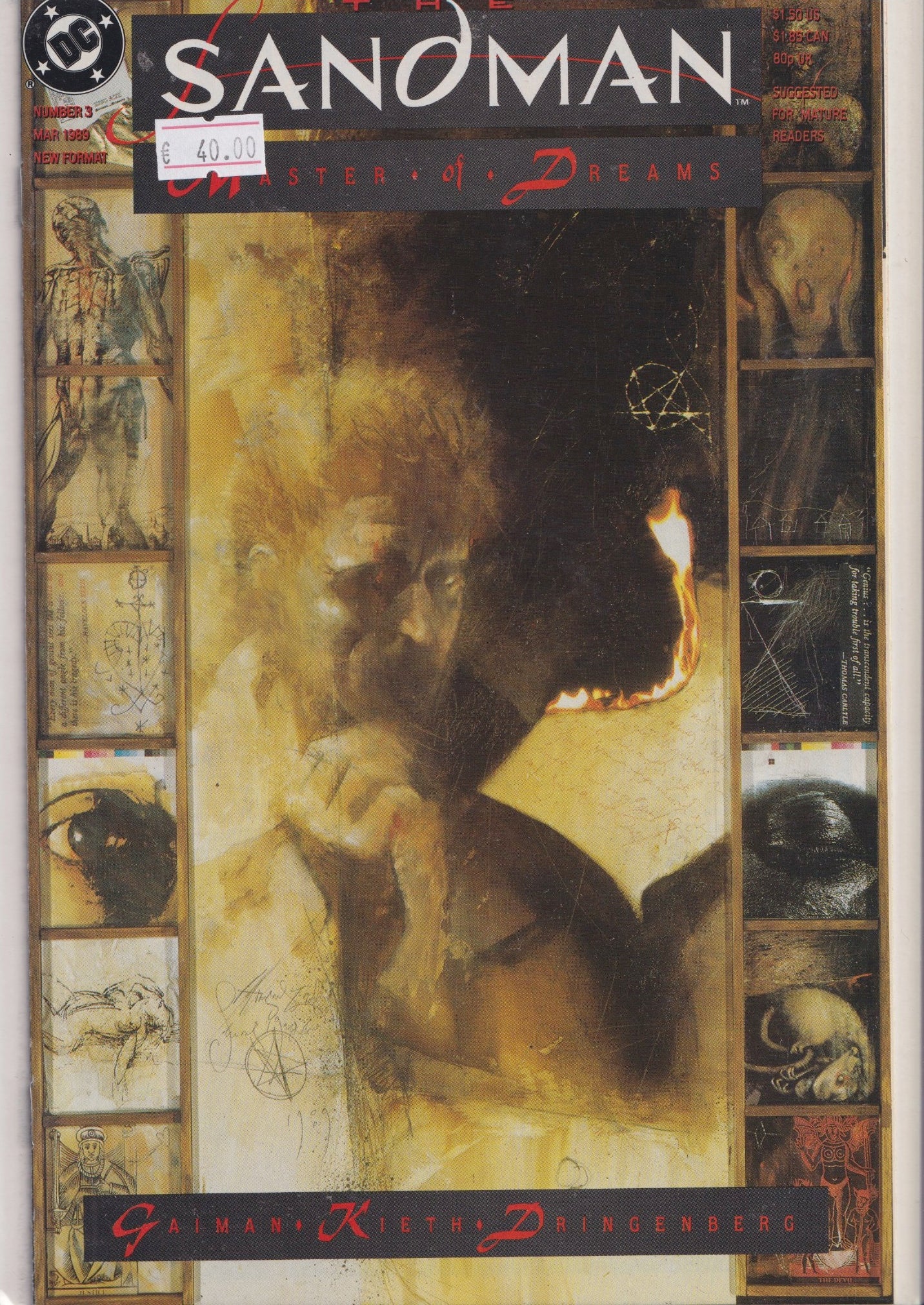 Sandman #3 ( 1989) Hellblazer guest Very Fine