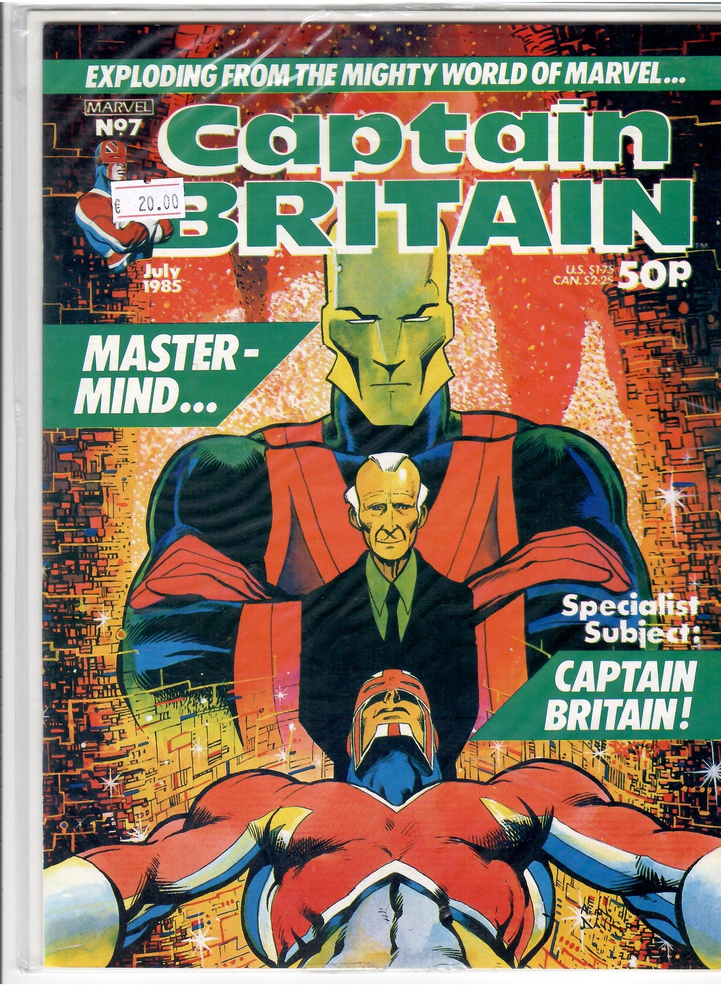 Captain Britain #7 Alan Davis (1985) Fine+ - French Comics Lovers