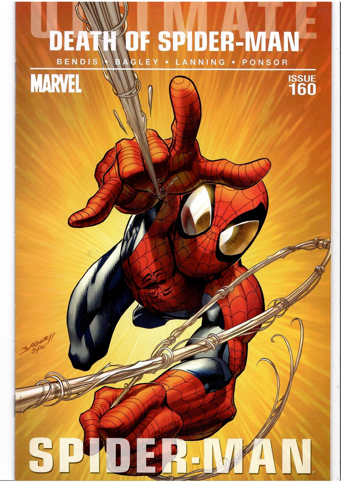 Death of Ultimate Spider-Man lot (X7)(2011) The end! Very Fine