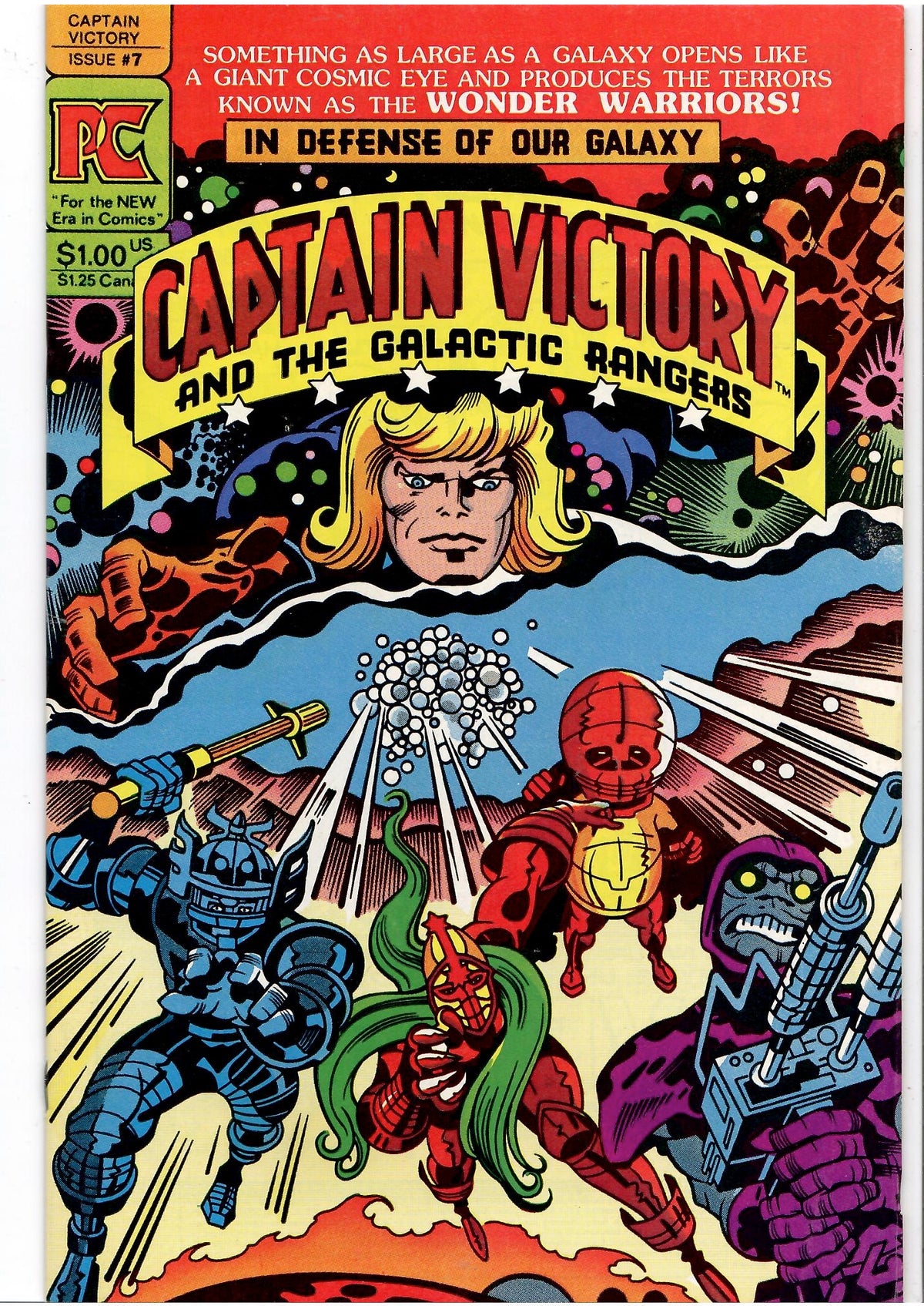 Captain Victory and the Galactic Rangers #1-7 lot (1981) King Kirby is here! Very Fine