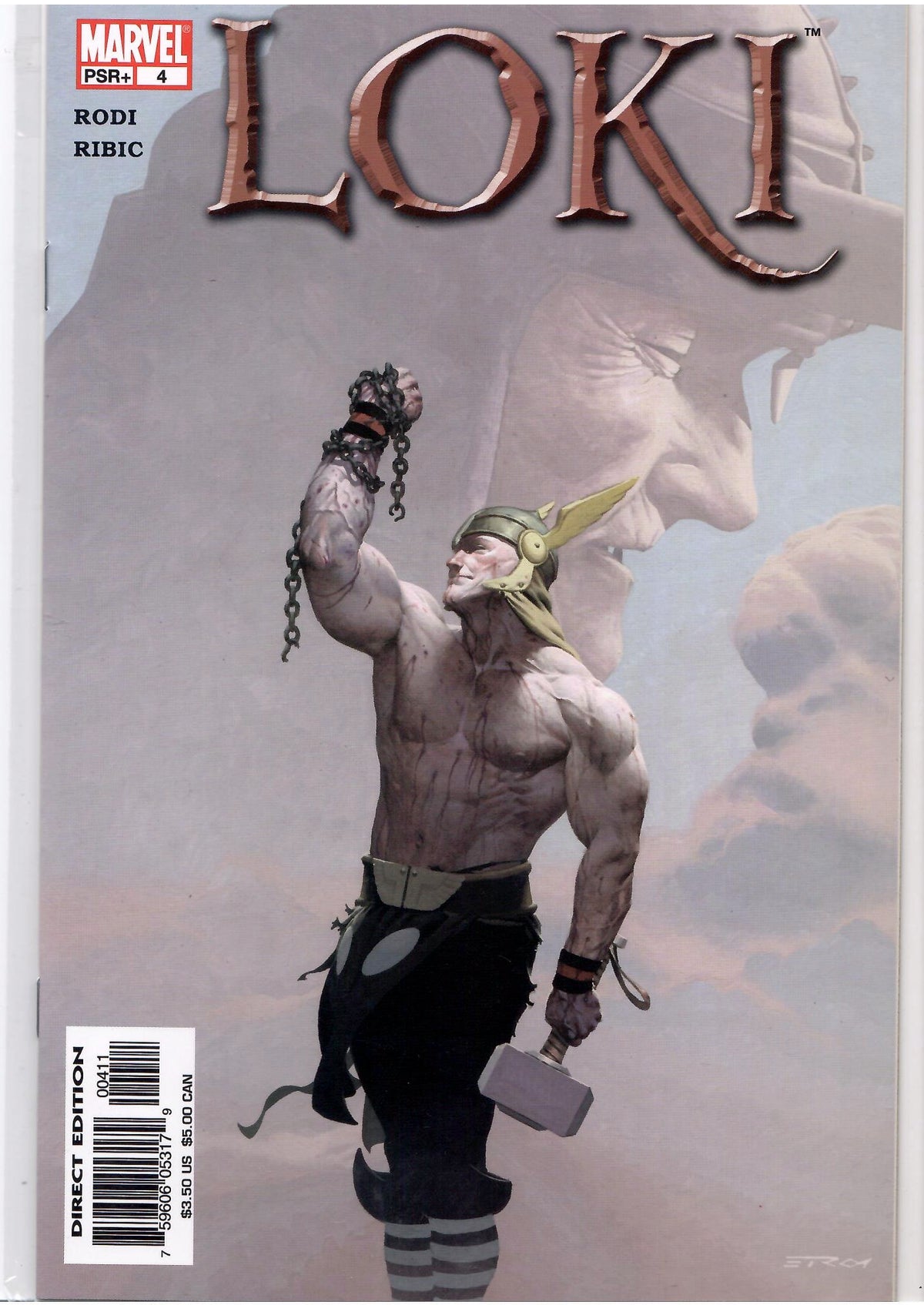 Loki #1-4 (2005) Conjunto completo Hermoso arte de Ribic VF