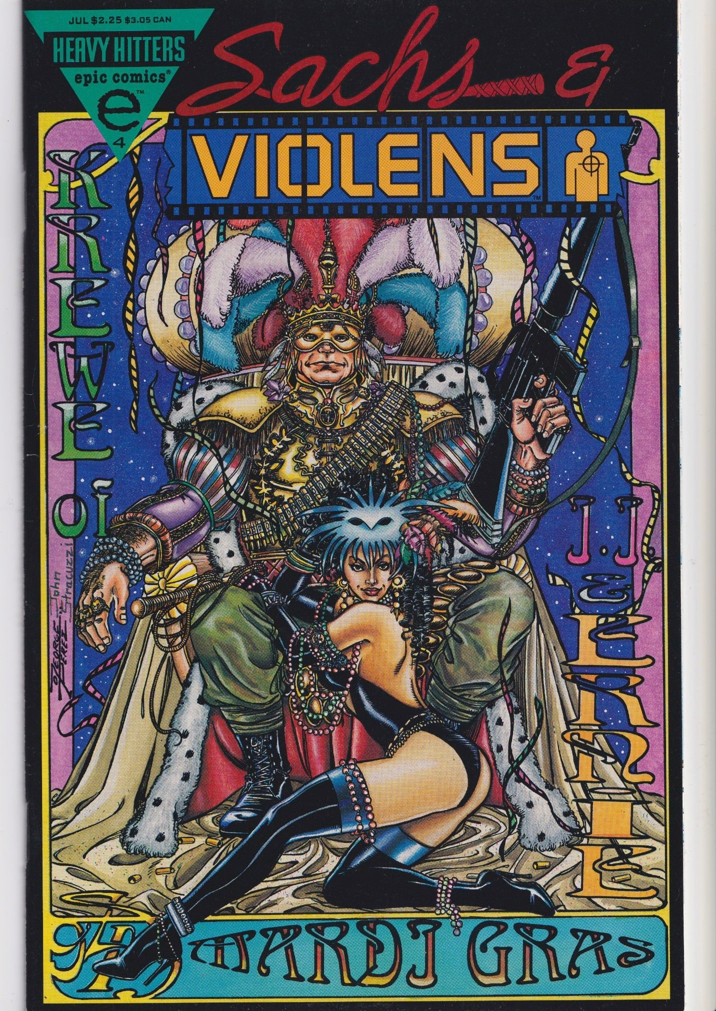 Sachs & Violence #1-4 (1994) full set Perez full art ! Very Fine
