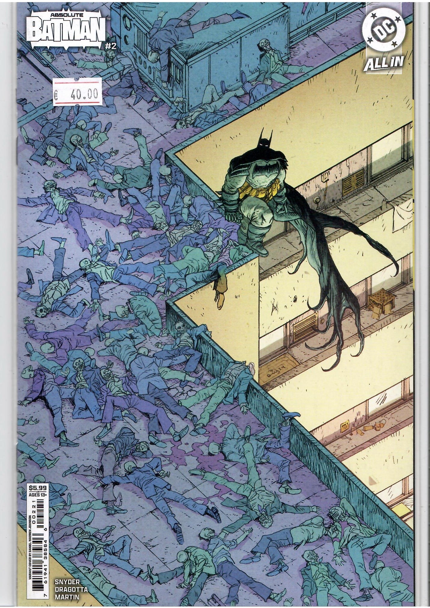 Absolute Batman #2 (2024) 1° print Daniel Warren Johnson variant NM