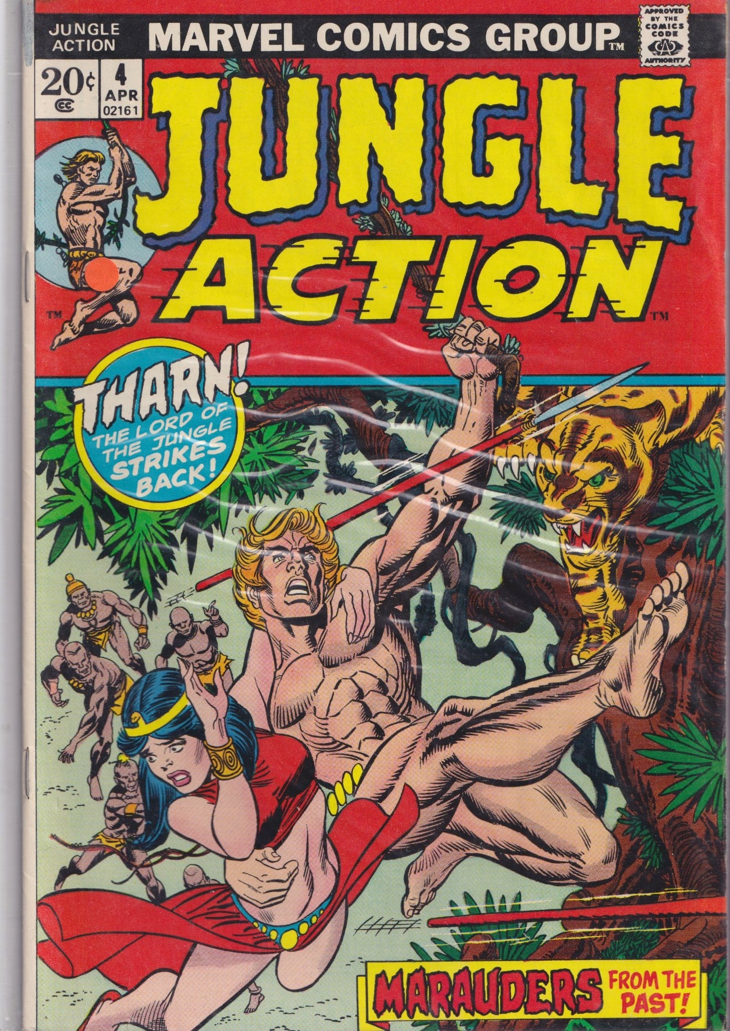 Jungle Action Lot #1-4 (1972) Jungle 1950's reprint very Fine