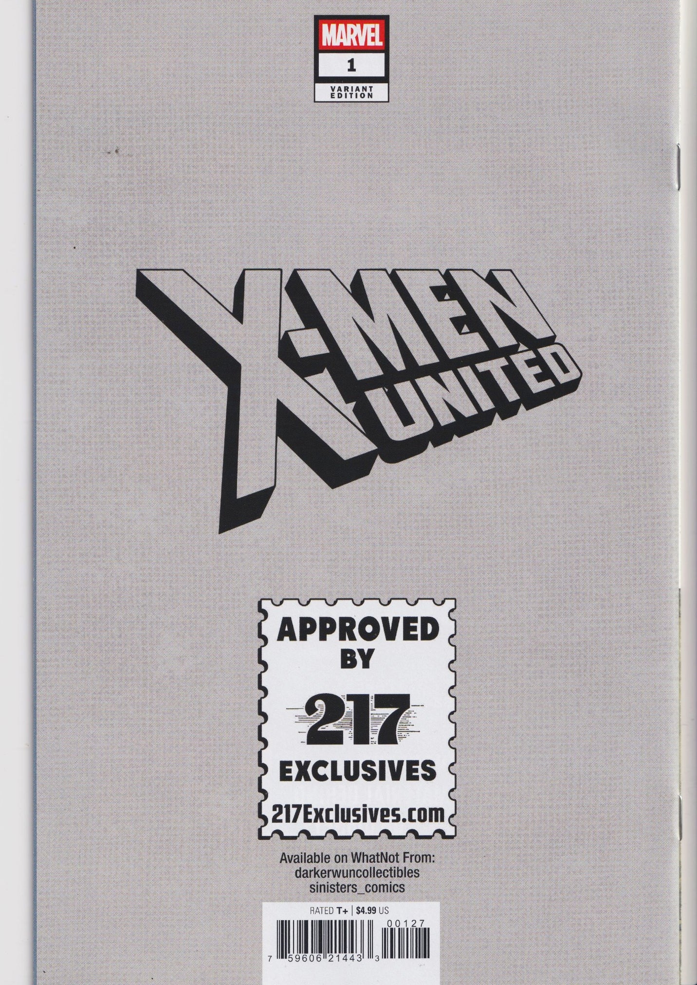 X-Men United #1 (2026) Exclusive Magik Linsner variant NM