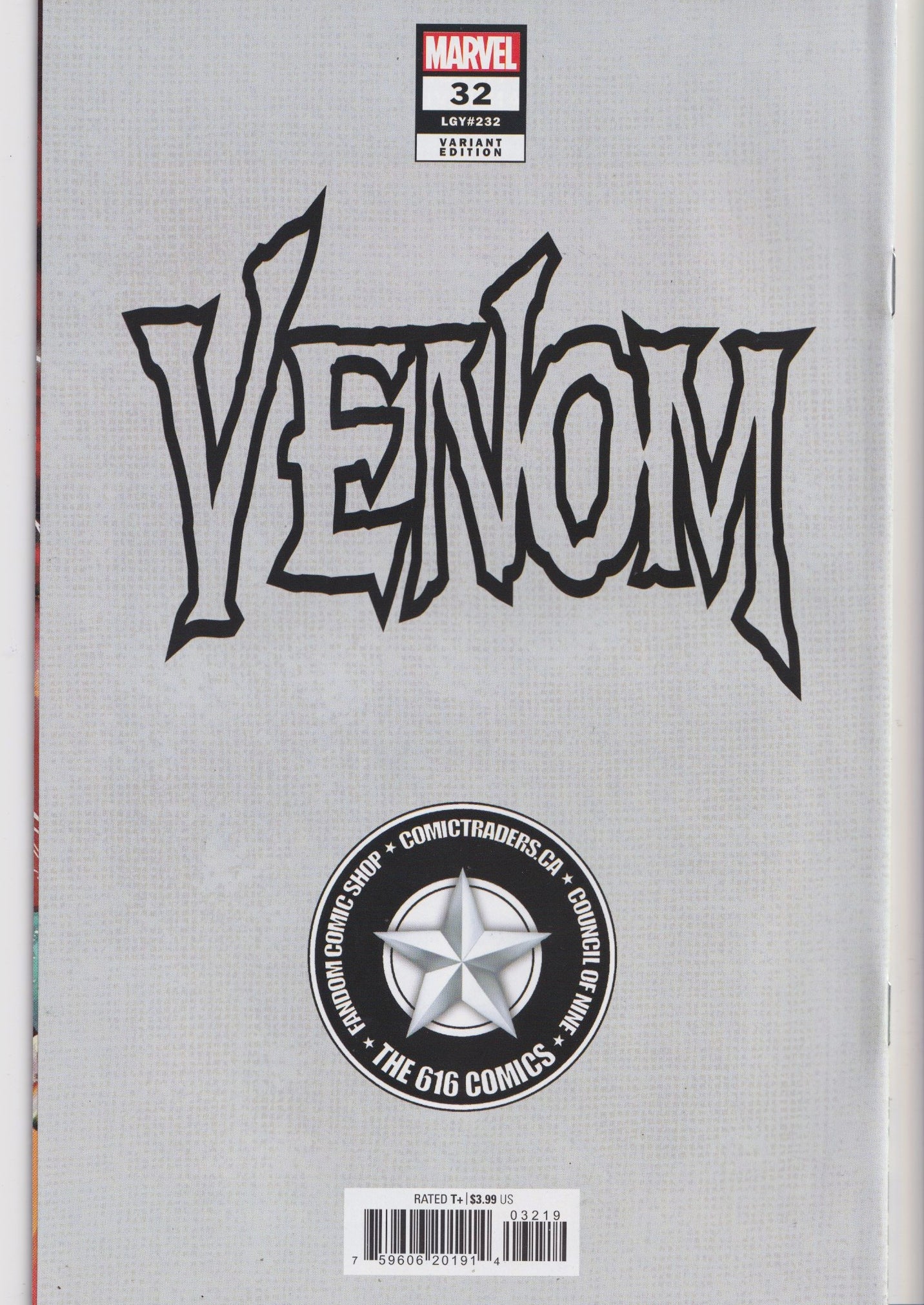 Venom #32 (2024) SpiderGwen Exclusive variant by Nathan Szerdy NM