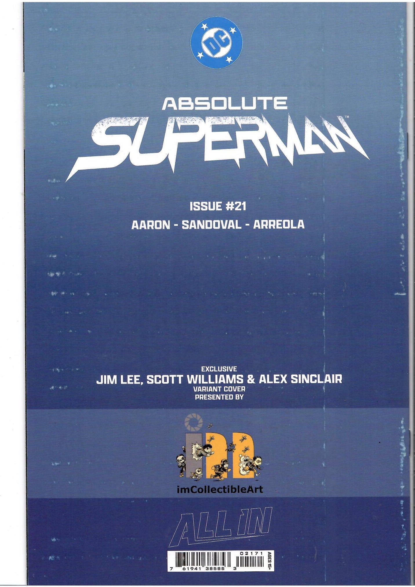 Absolute Trinity Jim Lee NYC Comicon (2026) Exclusive Jim lee variants Batman, Wonder Woman Superman NM