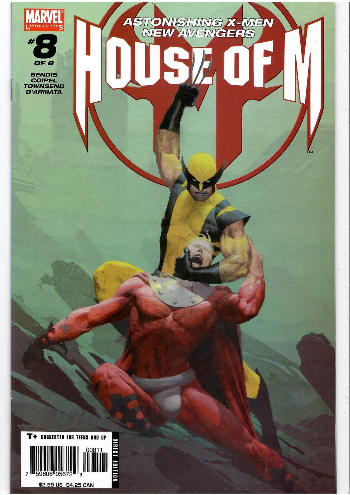 House of M #1-8 (2008) Full set No More Mutants Coipel art Very Fine