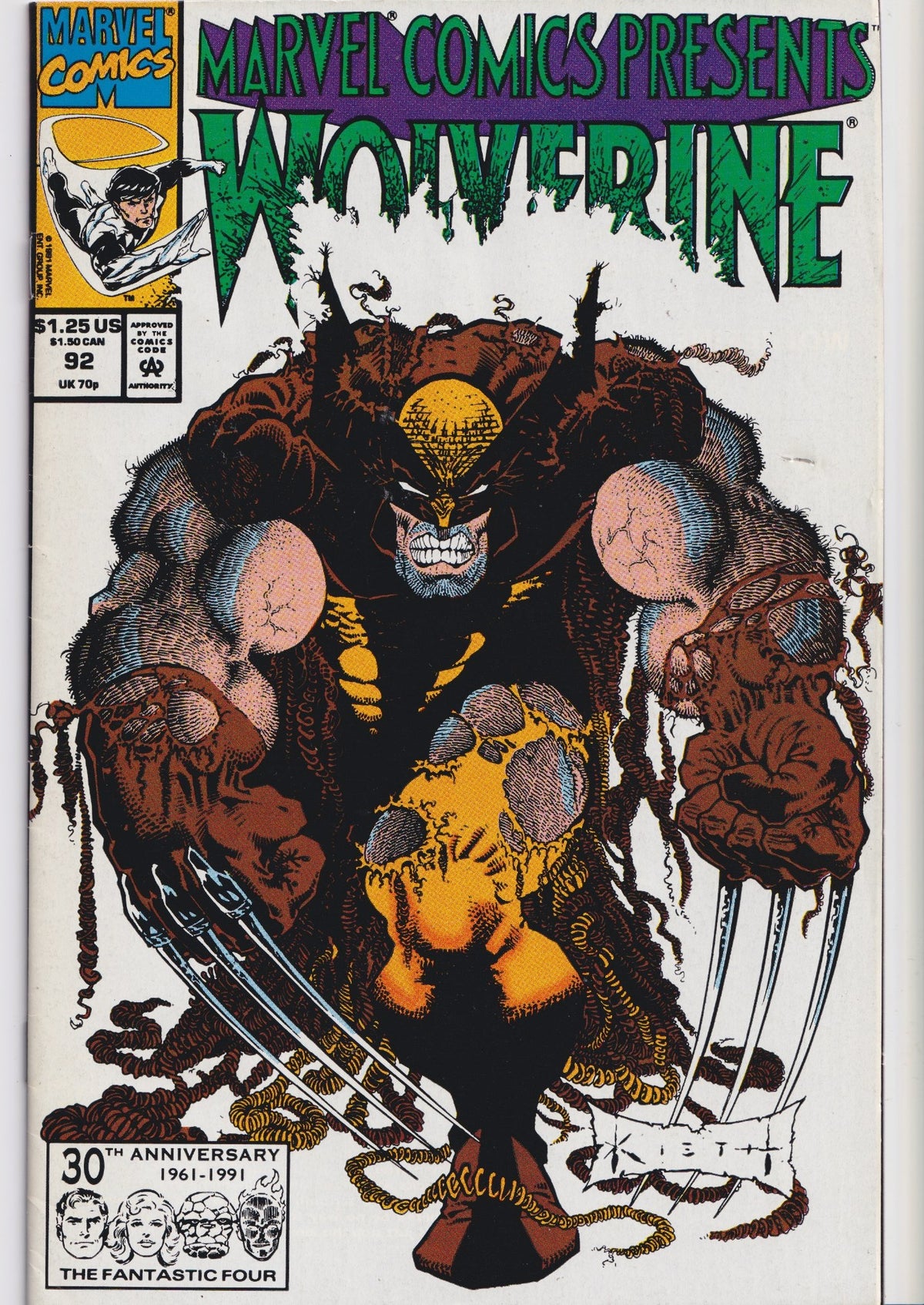 Marvel Comics Presents #85-92 (1991) Full Wolverine Sam Kieth arc Fine+