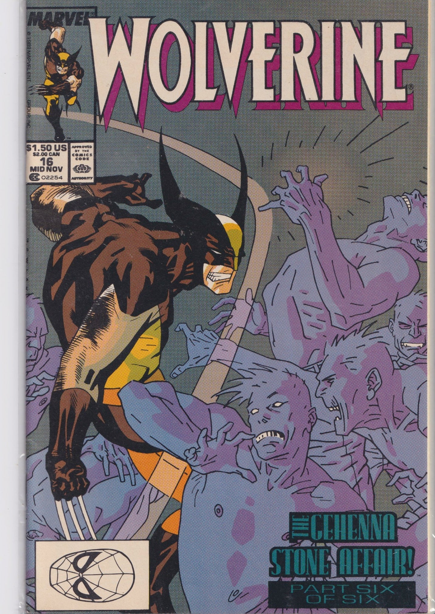 Wolverine #11-16 (1989) full story set Buscema, Sienkiewicz Very Fine