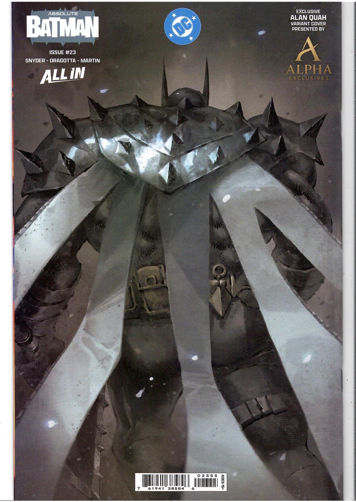 ABSOLUTE BATMAN #23 (2026) ALAN QUAH WRAPAROUND EXCLUSIVE VAR NM