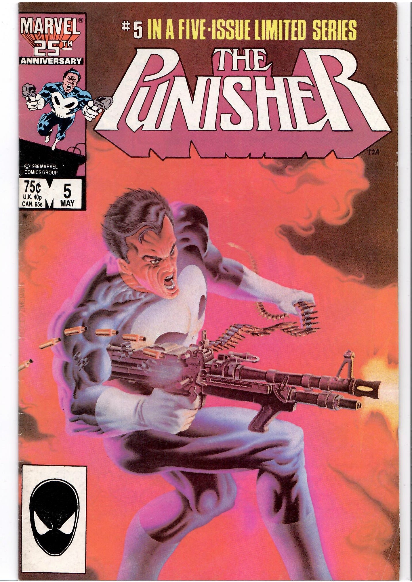 Punisher Mini Serie #1-4 (1986) Full set of classic Zeck Fine-/Fine