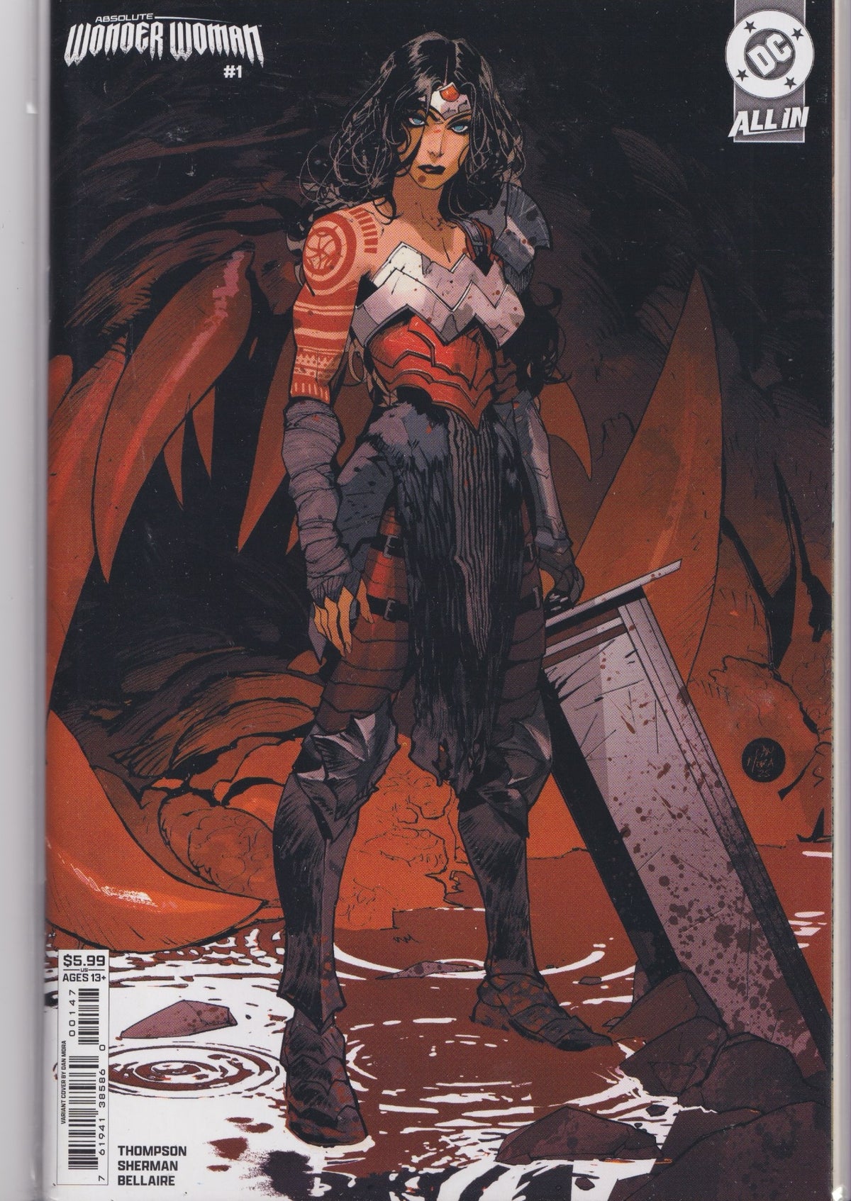 Absolute Trinty #1 (2025) batman, Wonder Woman Superman Dan More 6th Print variant NM