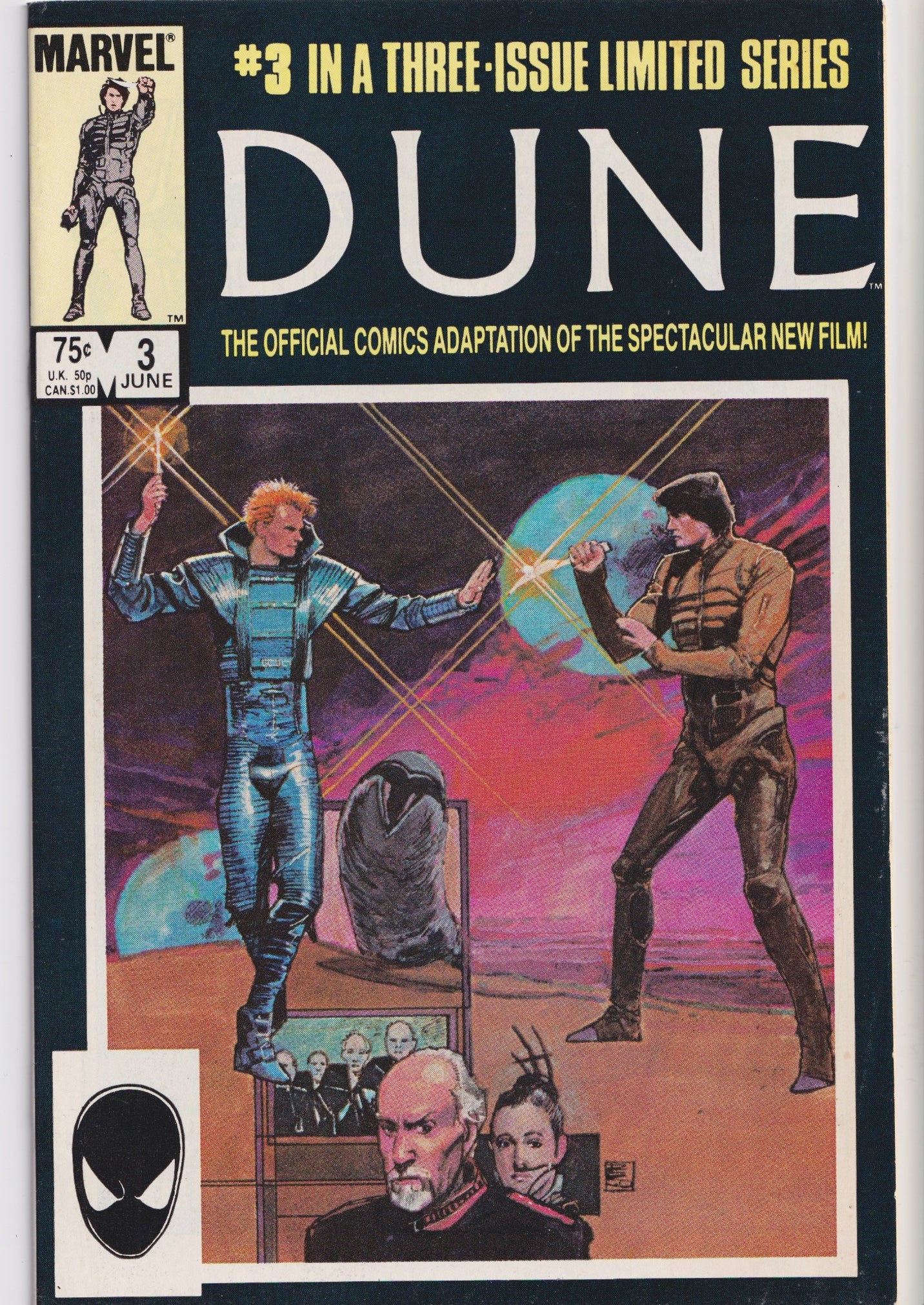 Dune #1-3 (1985) Full set, classic Sienkiewicz art Very Fine