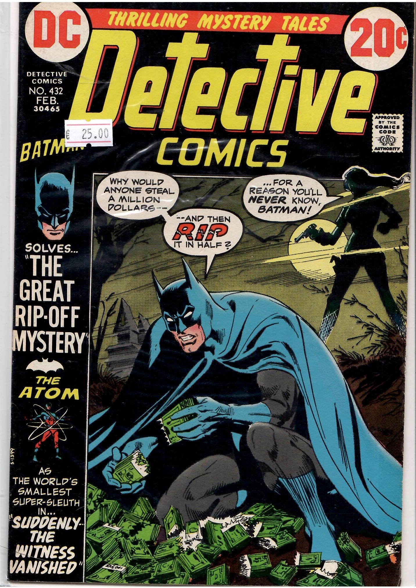 Detective Comics #432 (1973) Fine+ - French Comics Lovers