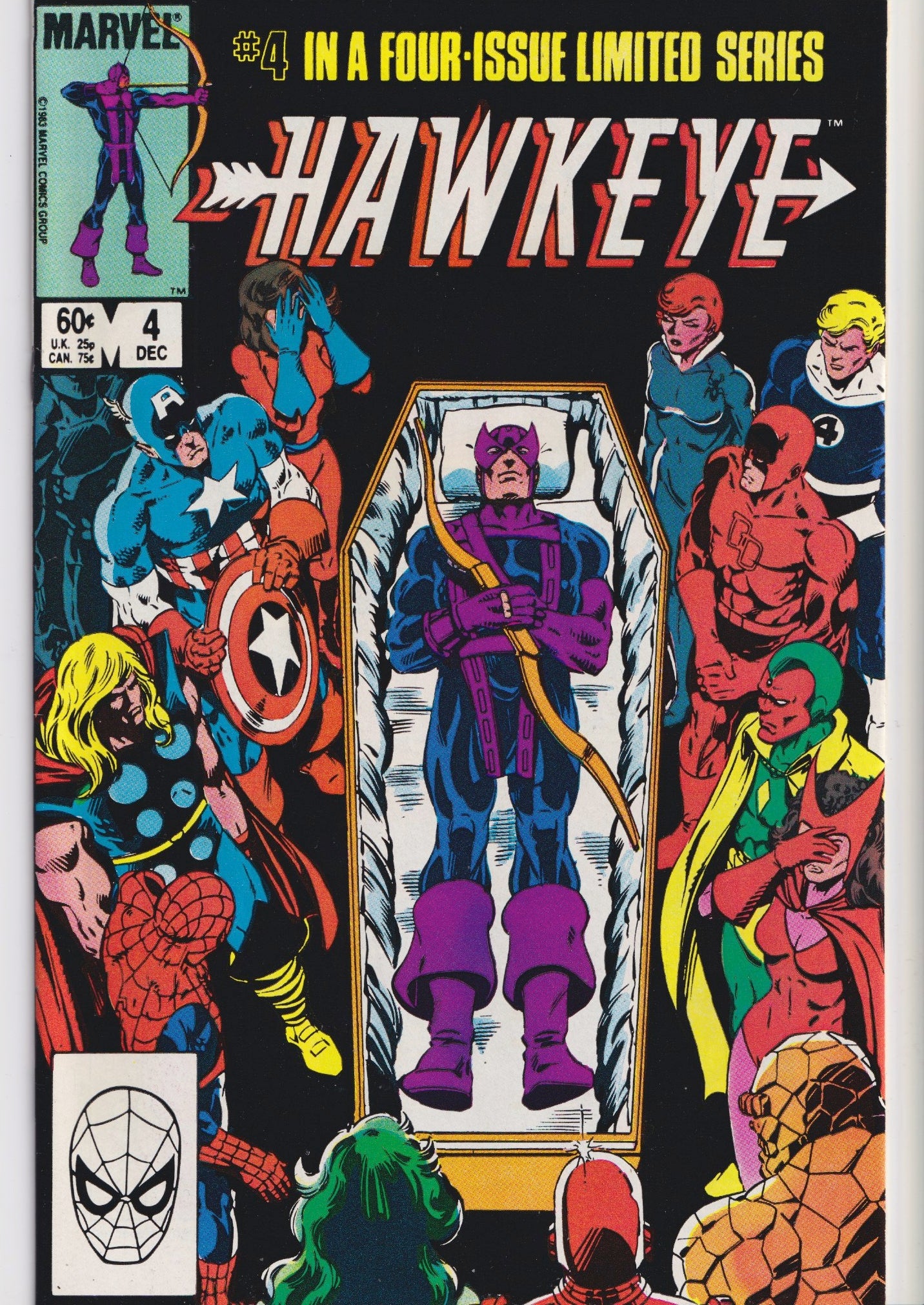 Hawkeye #1-4 (1983) Full set Avengers 1° Solo Very Fine