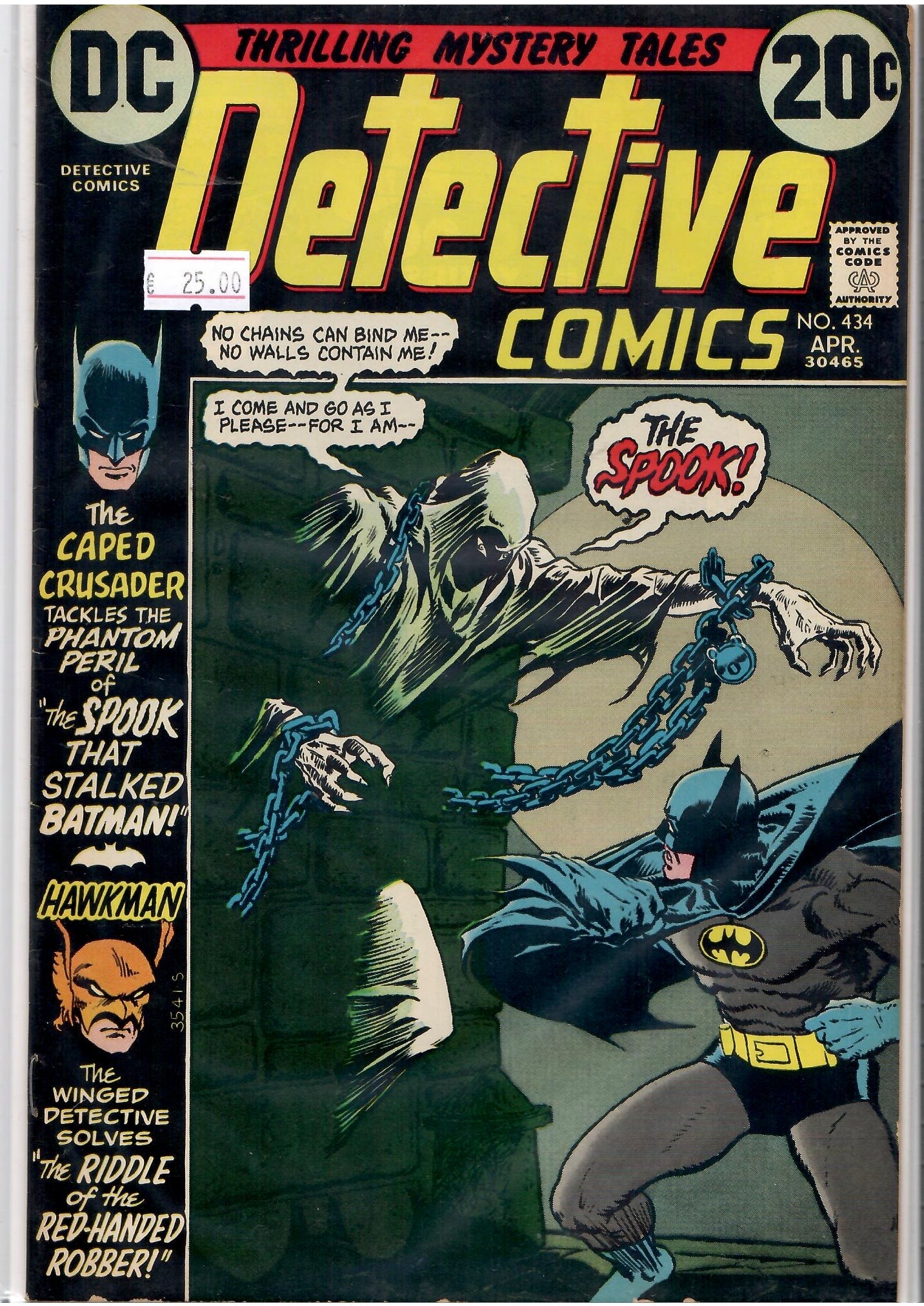 Detective Comics #434 (1973) Fine+ - French Comics Lovers