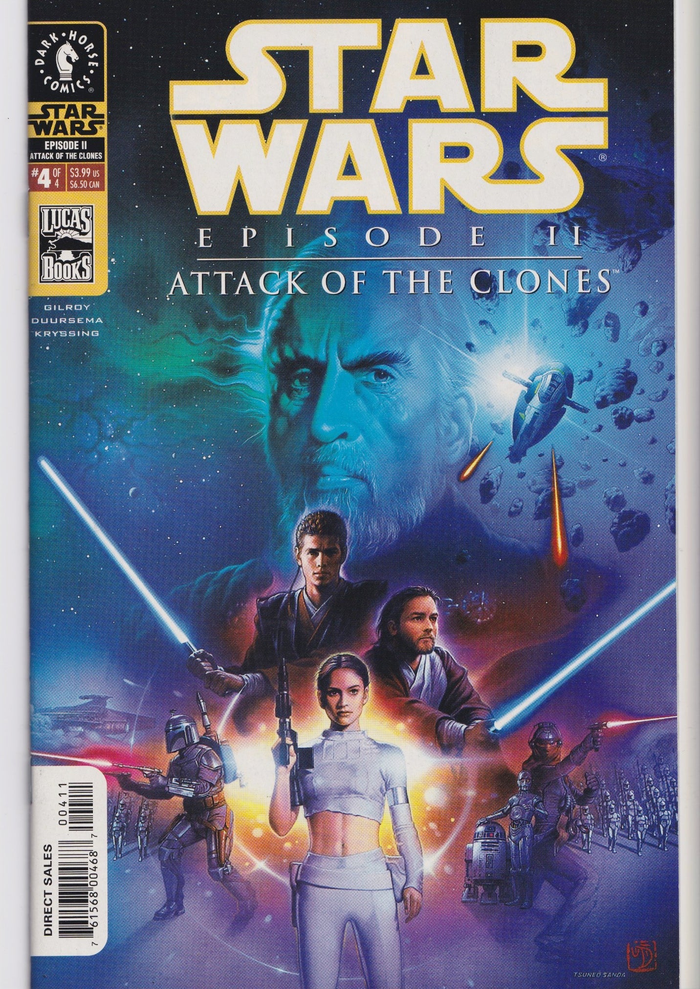 Star Wars Episode 2 Attack of the Clones (2002) #1-4 Full set Very Fine
