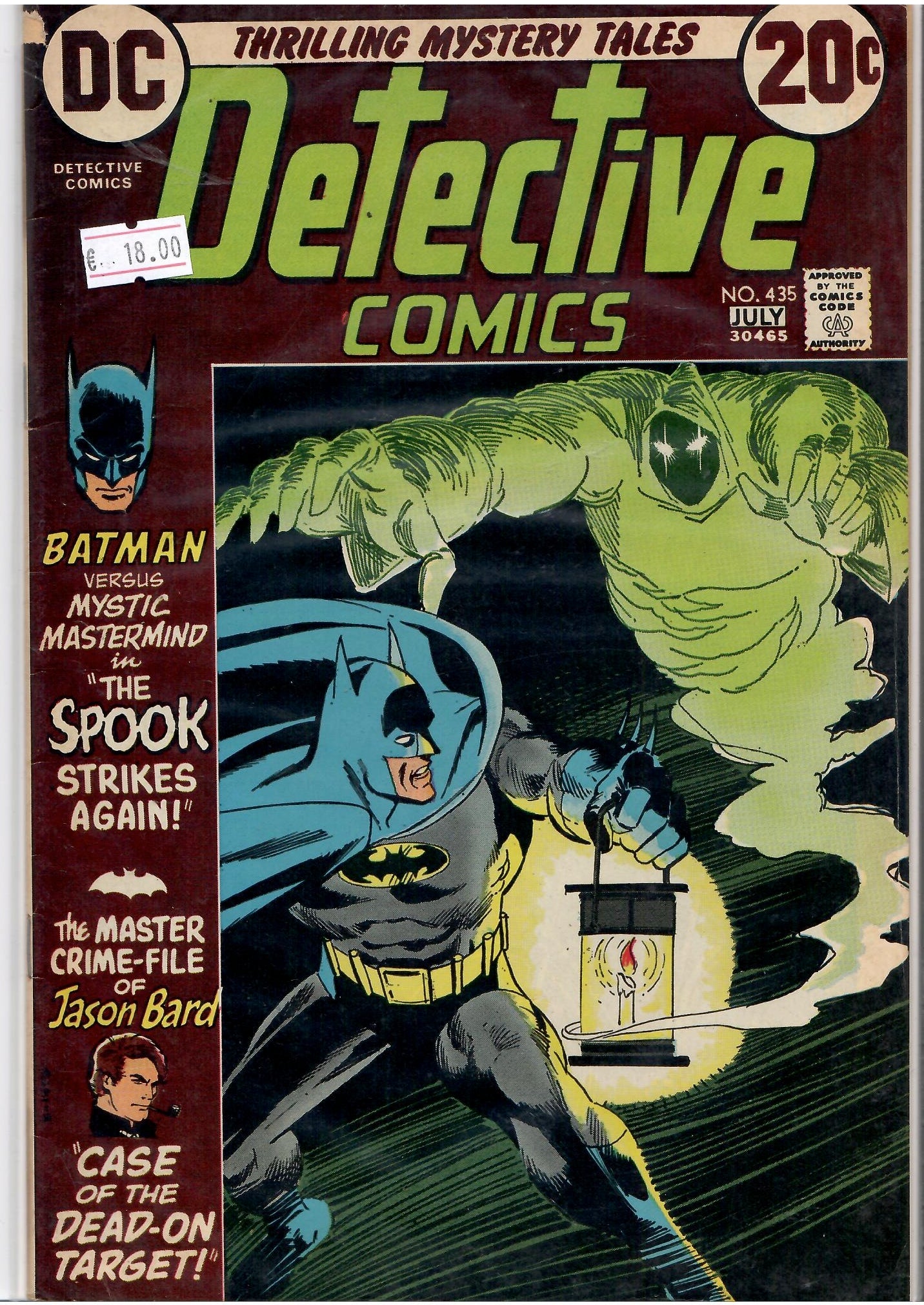 Detective Comics #435 (1973) Fine - French Comics Lovers
