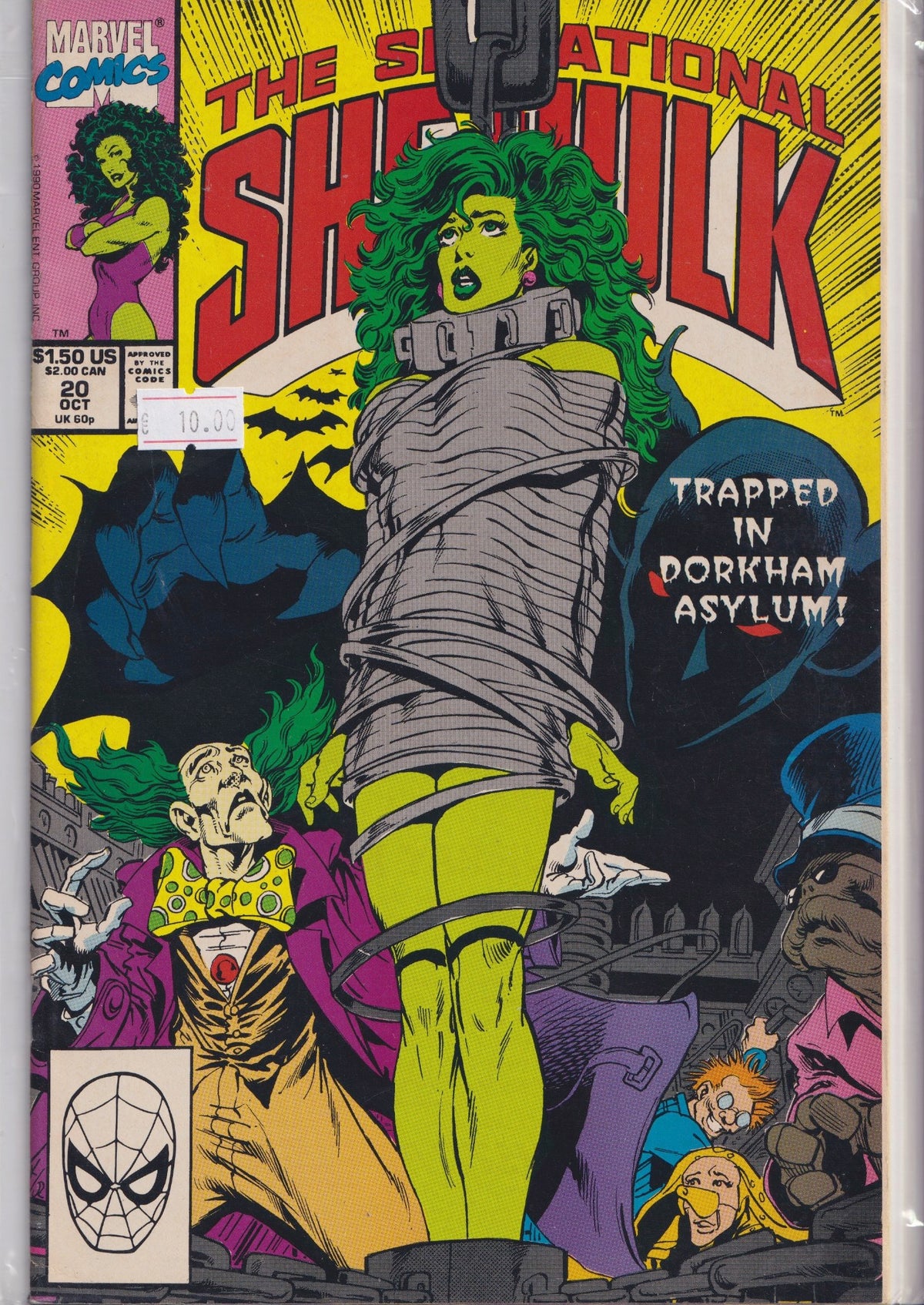 Sensational She-Hulk #20 (1990) very Fine FCL