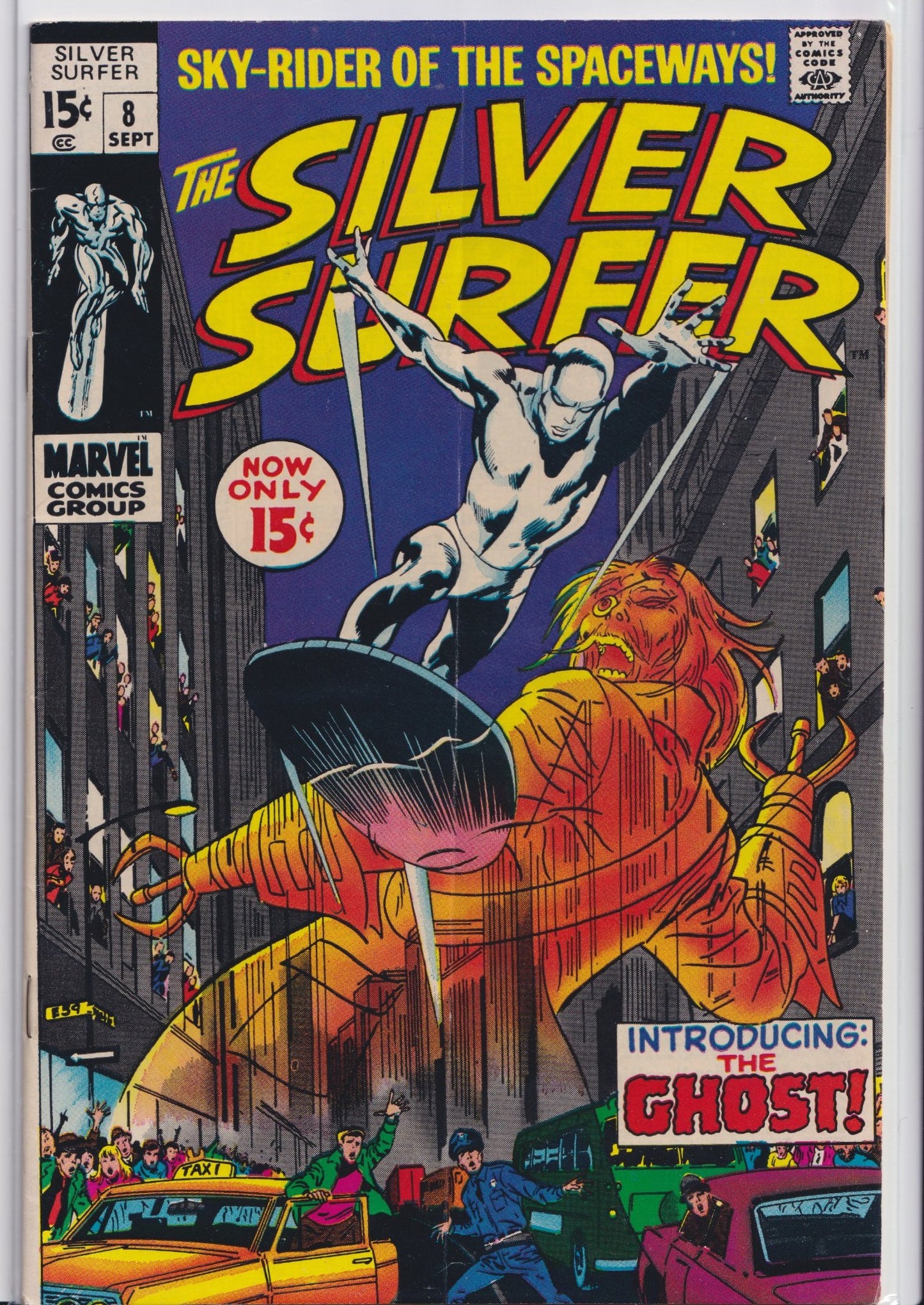 Silver Surfer #8 (1969) John Buscema Classic very Fine-