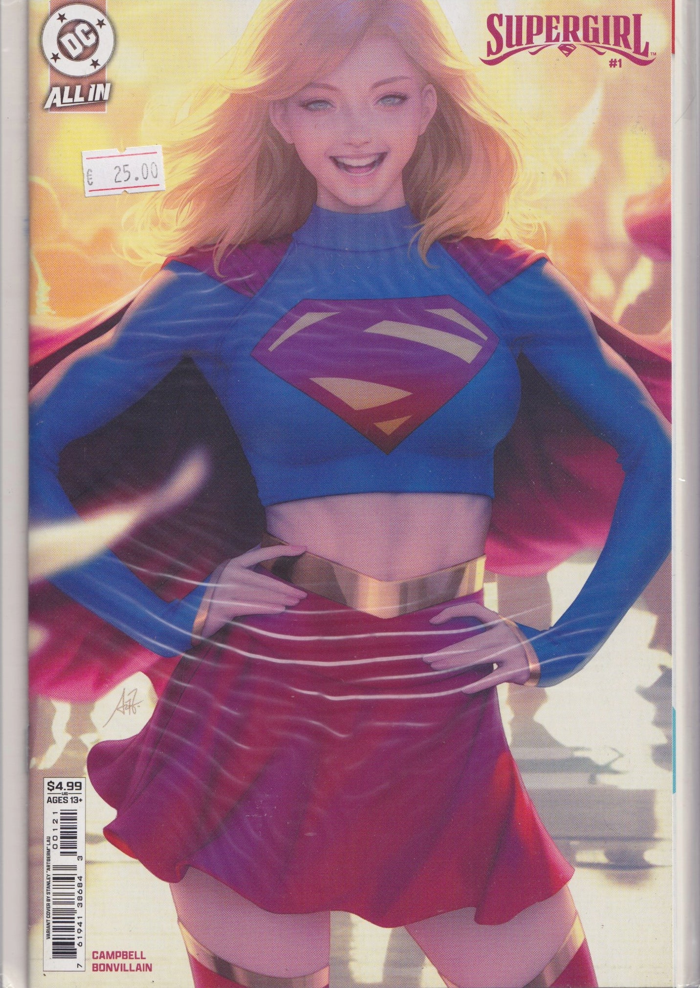 Supergirl #1 (2025) cover NM