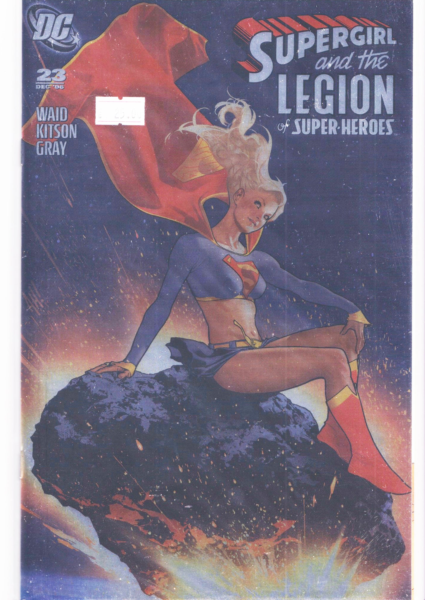 Supergirl and the Legion of Super Heroes #23 (2026) Foil Hughes cover Facsimile Edition NM