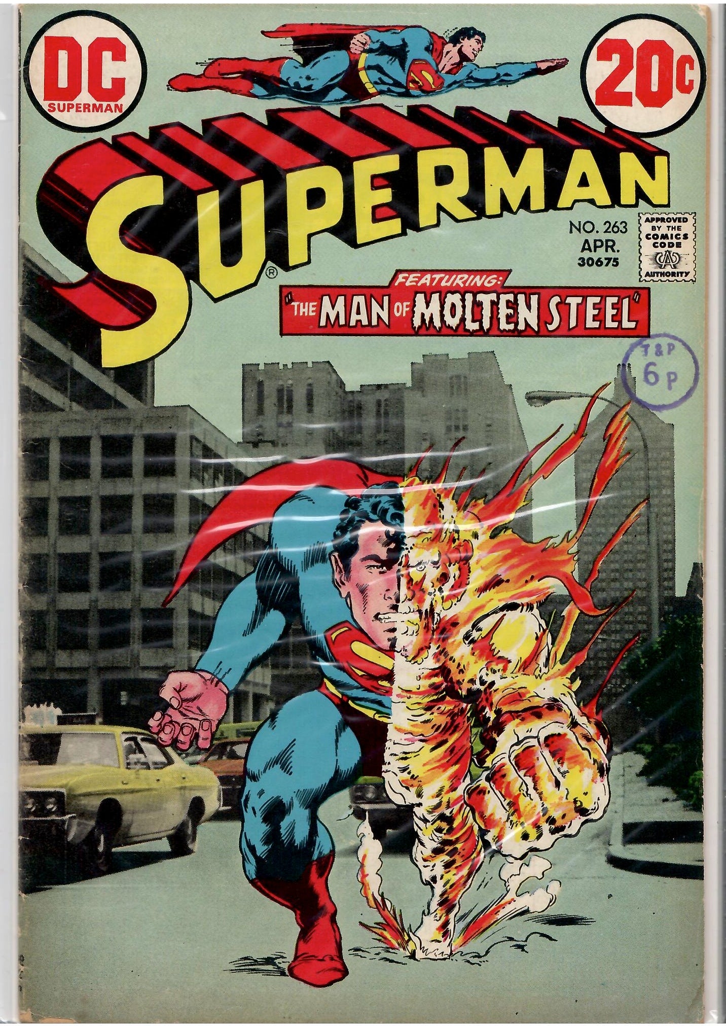 Superman #263 (1973) Neal Adams photomontage cover Vg+