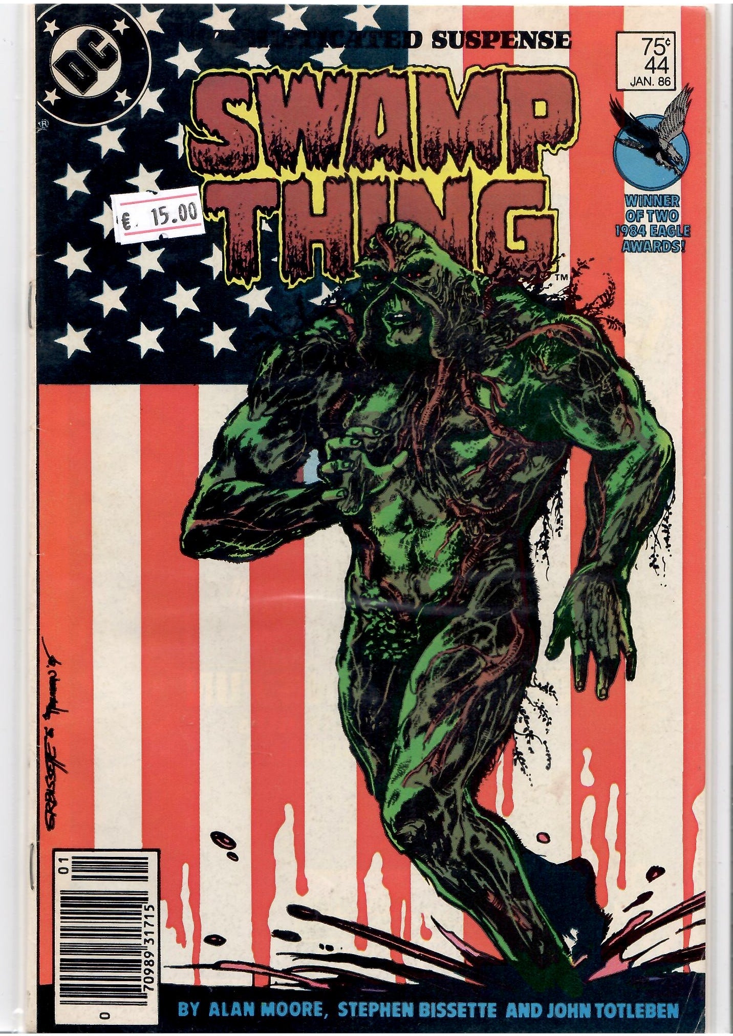 Swamp Thing #44 (1986) Alan Moore Very Fine