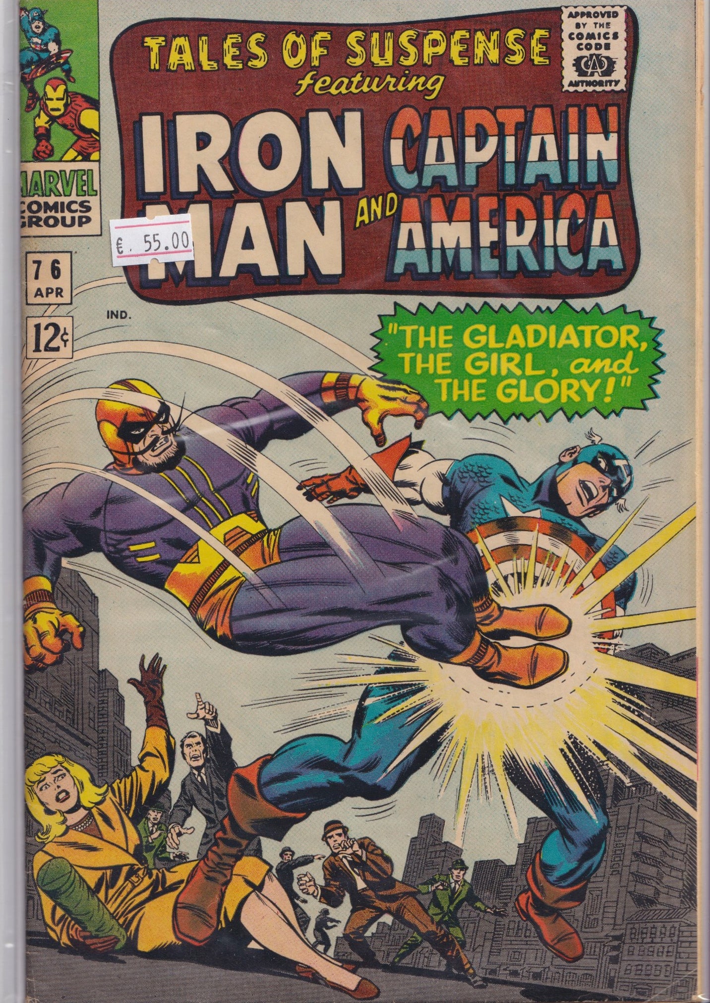 Tales of Suspense #76 (1966) Captain America /Iron Man Fine+
