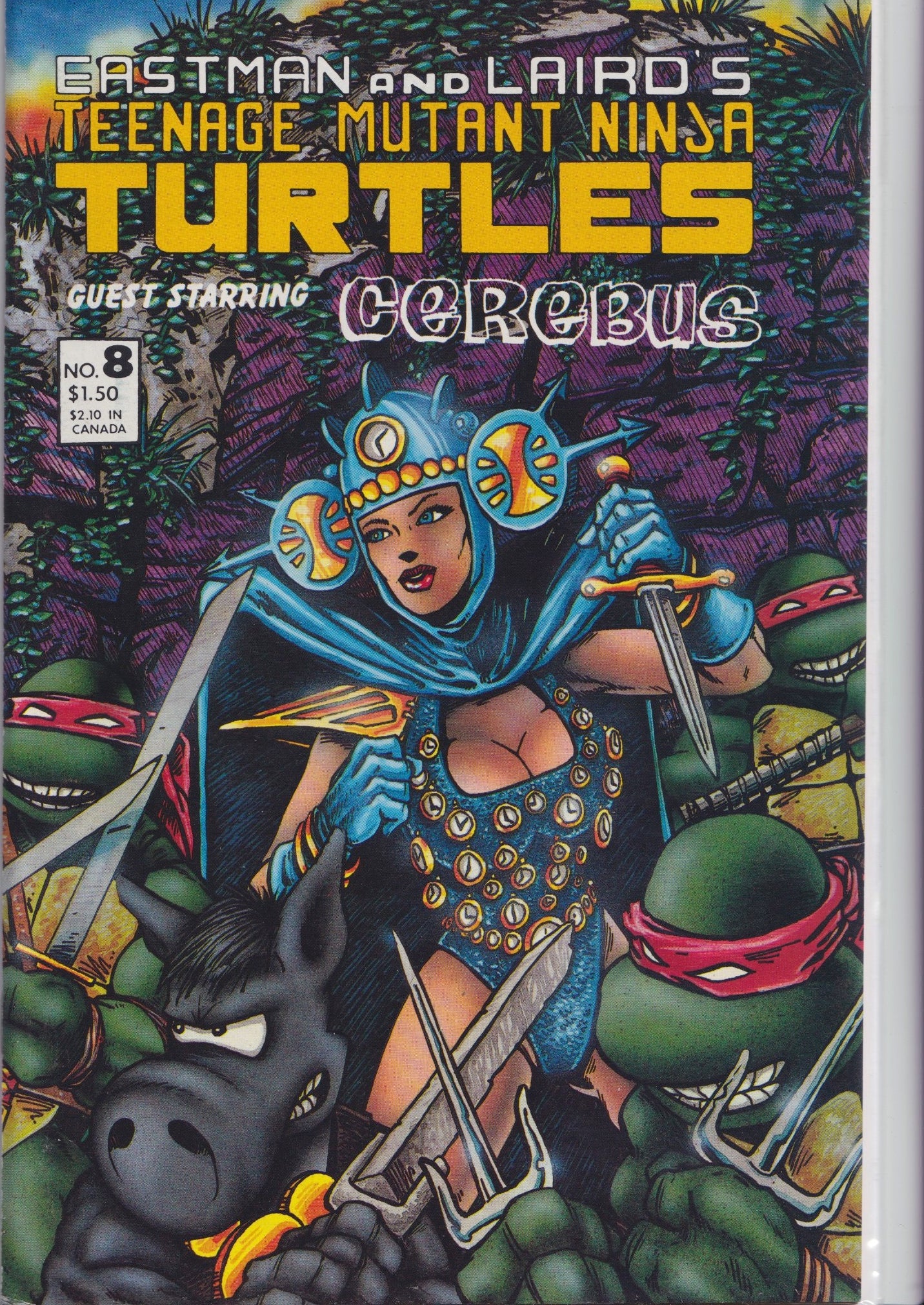 Teenage Mutant Ninja Turtles #8 (1986) The Original run Very Fine