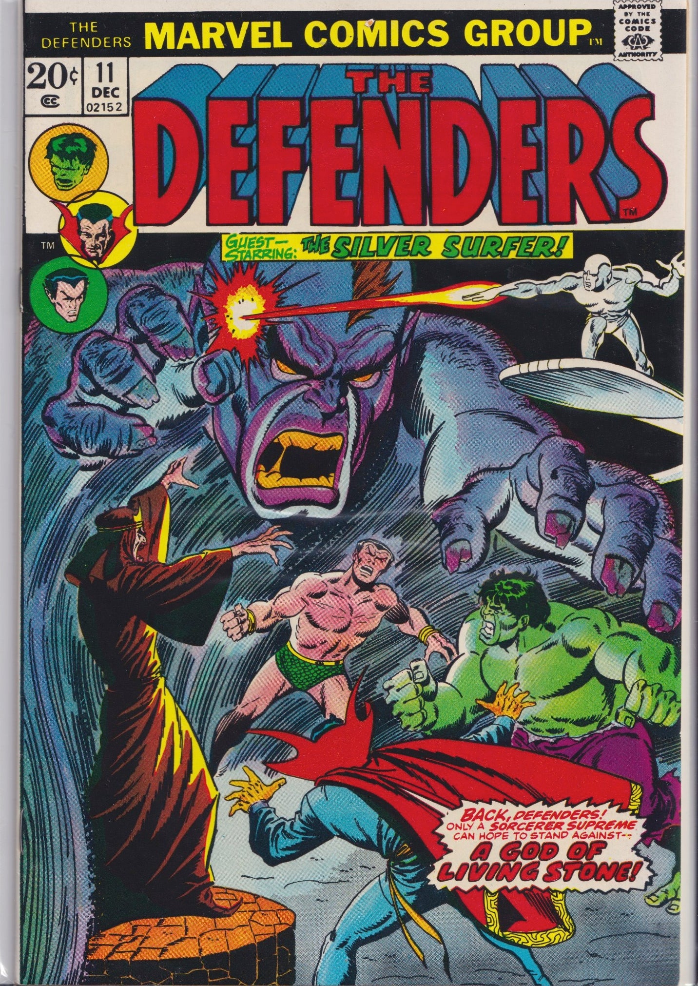 The Defenders #11 (1973) Avengers /Defenders crossover Very Fine